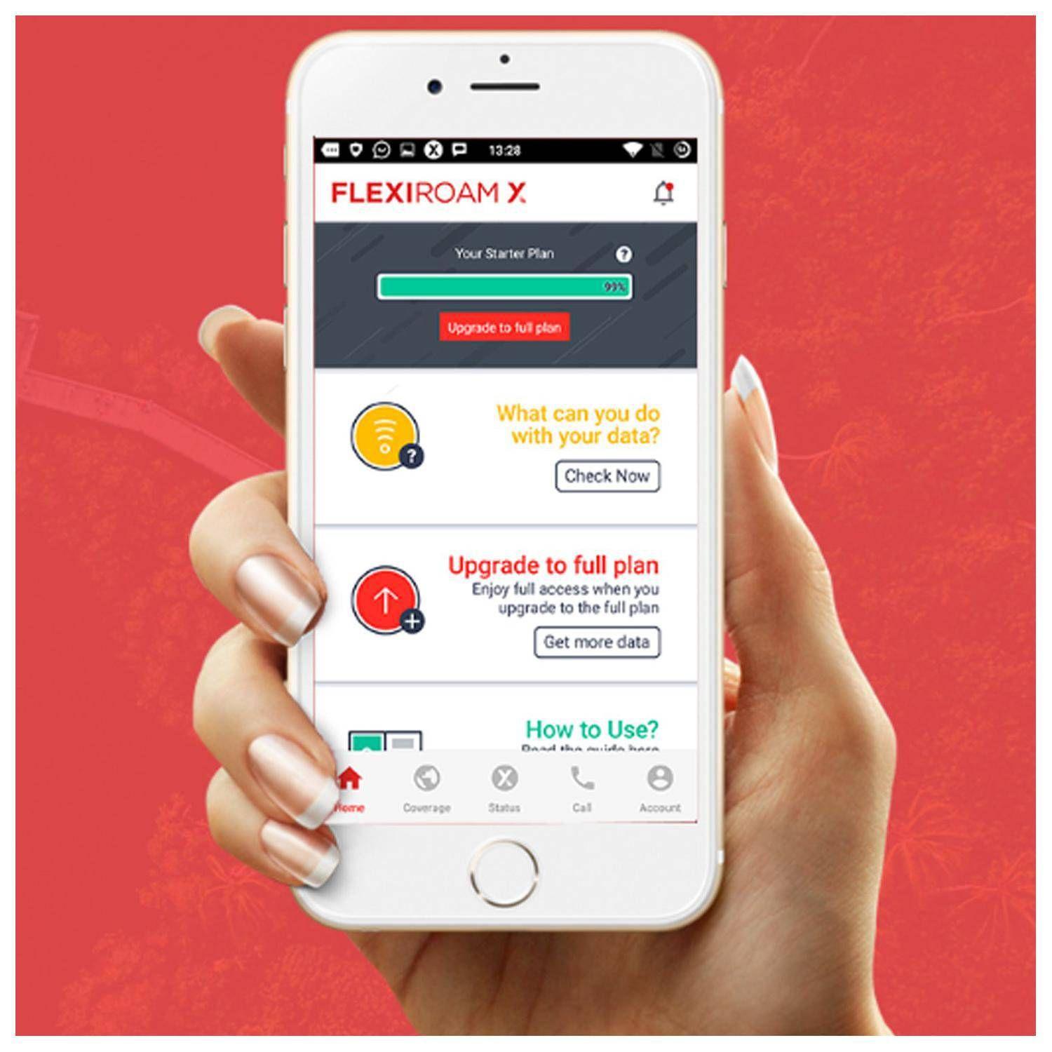 Flexiroam X: Sim internacional sin costo de roaming-3