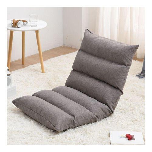 Cojín puf sofá reclinable - gris-7