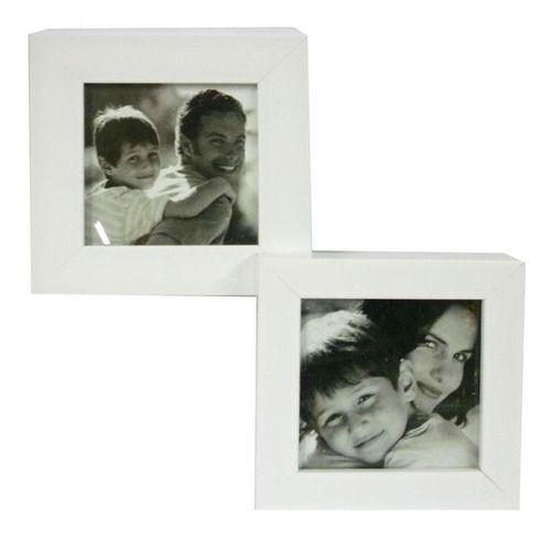 Marco 2 fotografías portarretratos de 14x14 cm-0