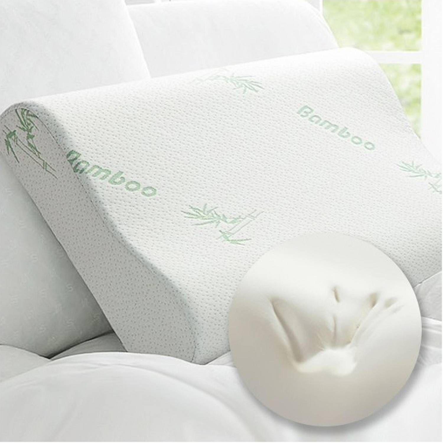 Pack 2 almohadas viscoelásticas y memoria con funda bambú-2