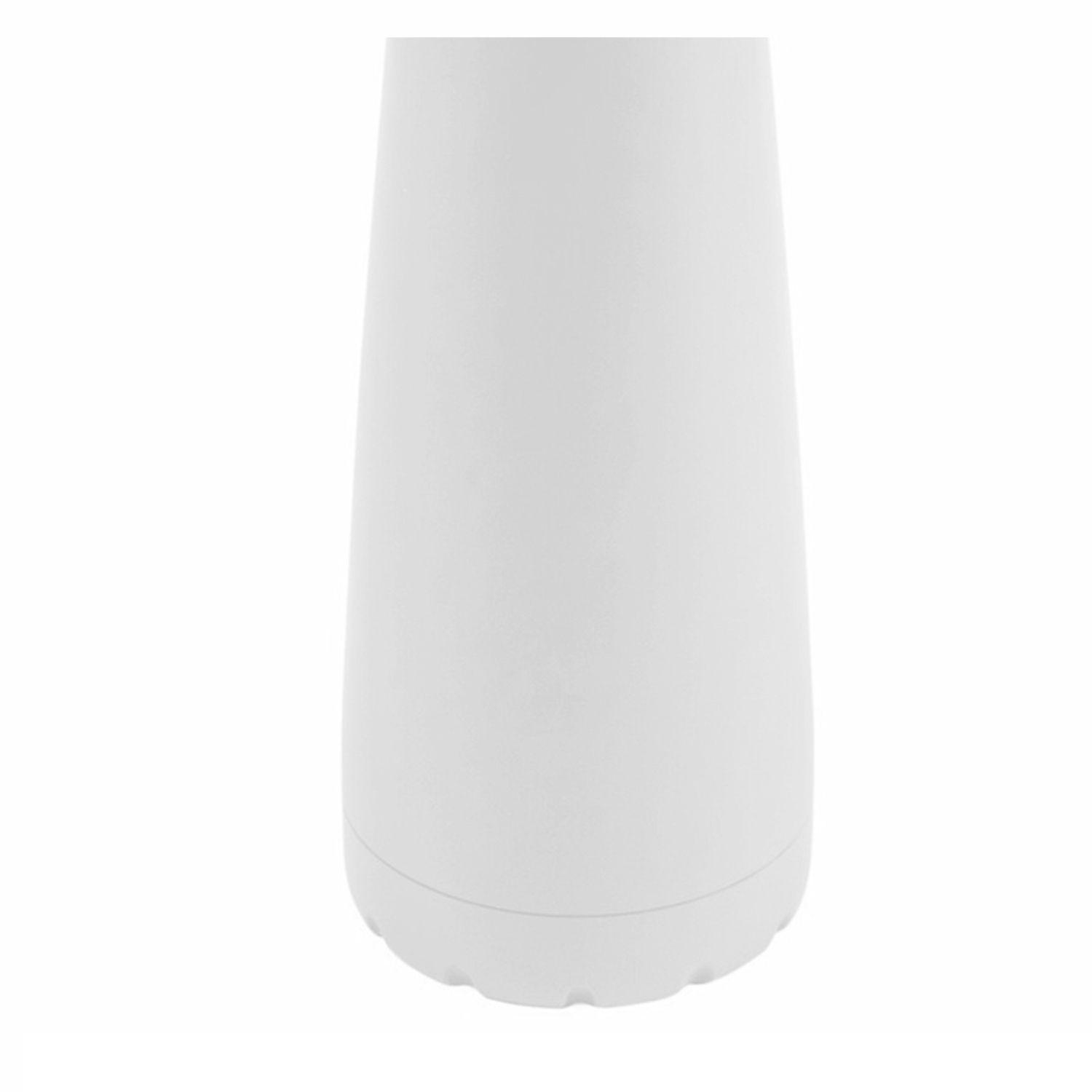 Botella térmica de acero inoxidable blanco-2