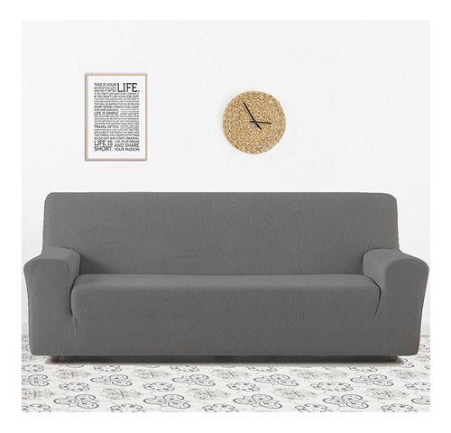 Funda sillón color gris 2 cuerpos-2