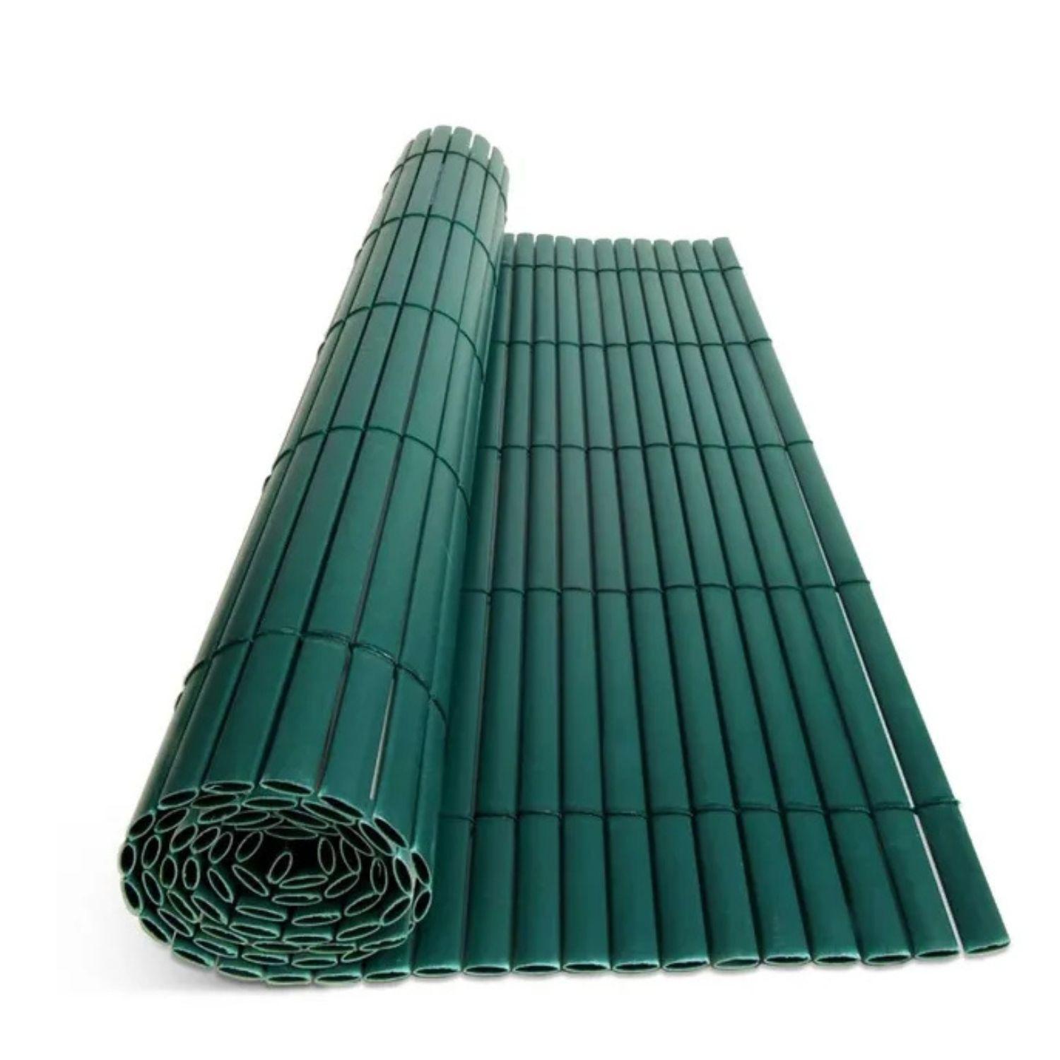 Cierre de terraza y jardín PVC verde 1x3 m-0
