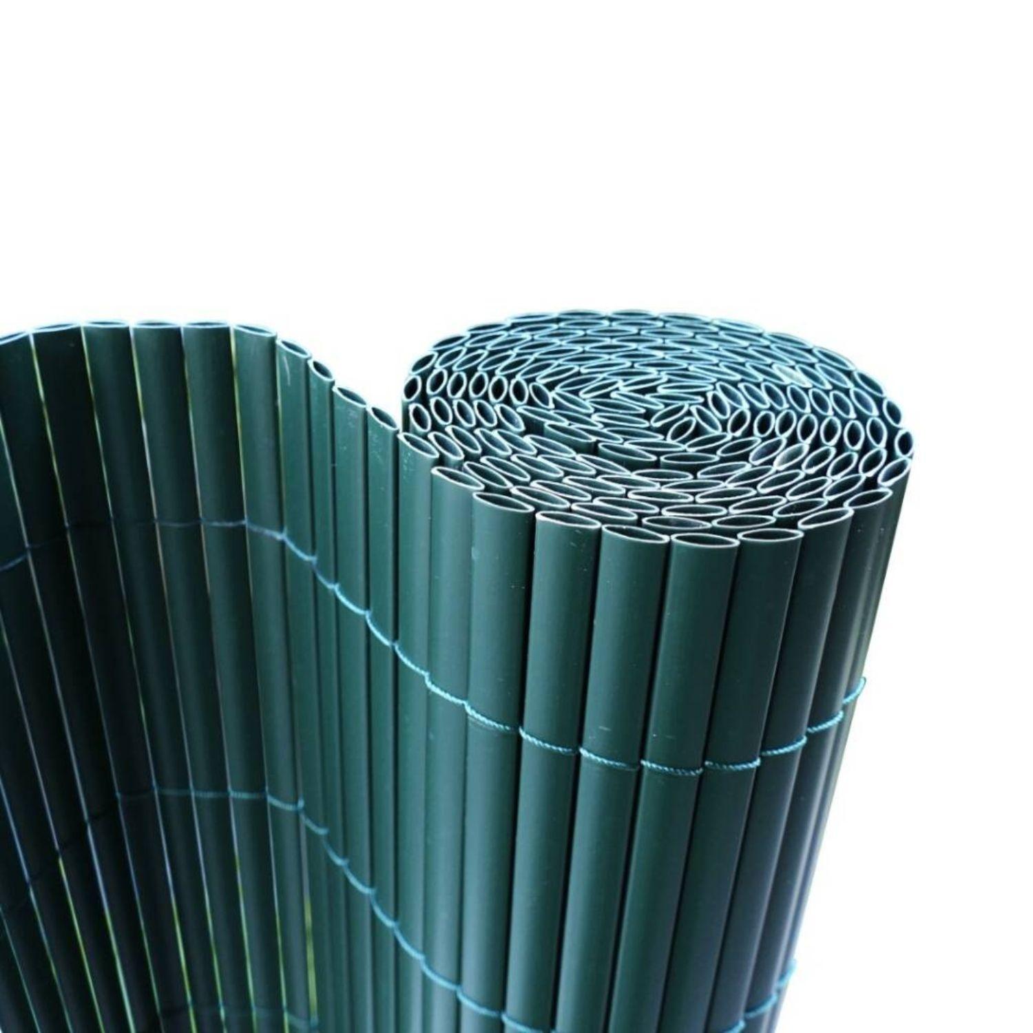 Cierre de terraza y jardín PVC verde 1x3 m-1