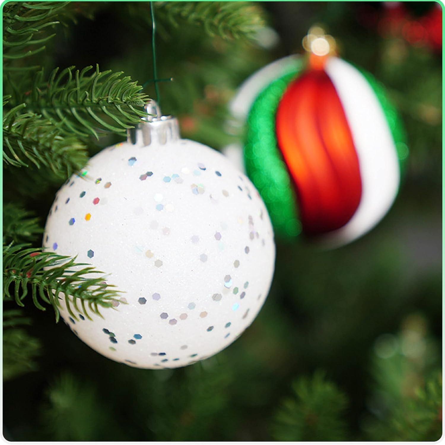 Set 50 adornos navideños rojo/verde-2