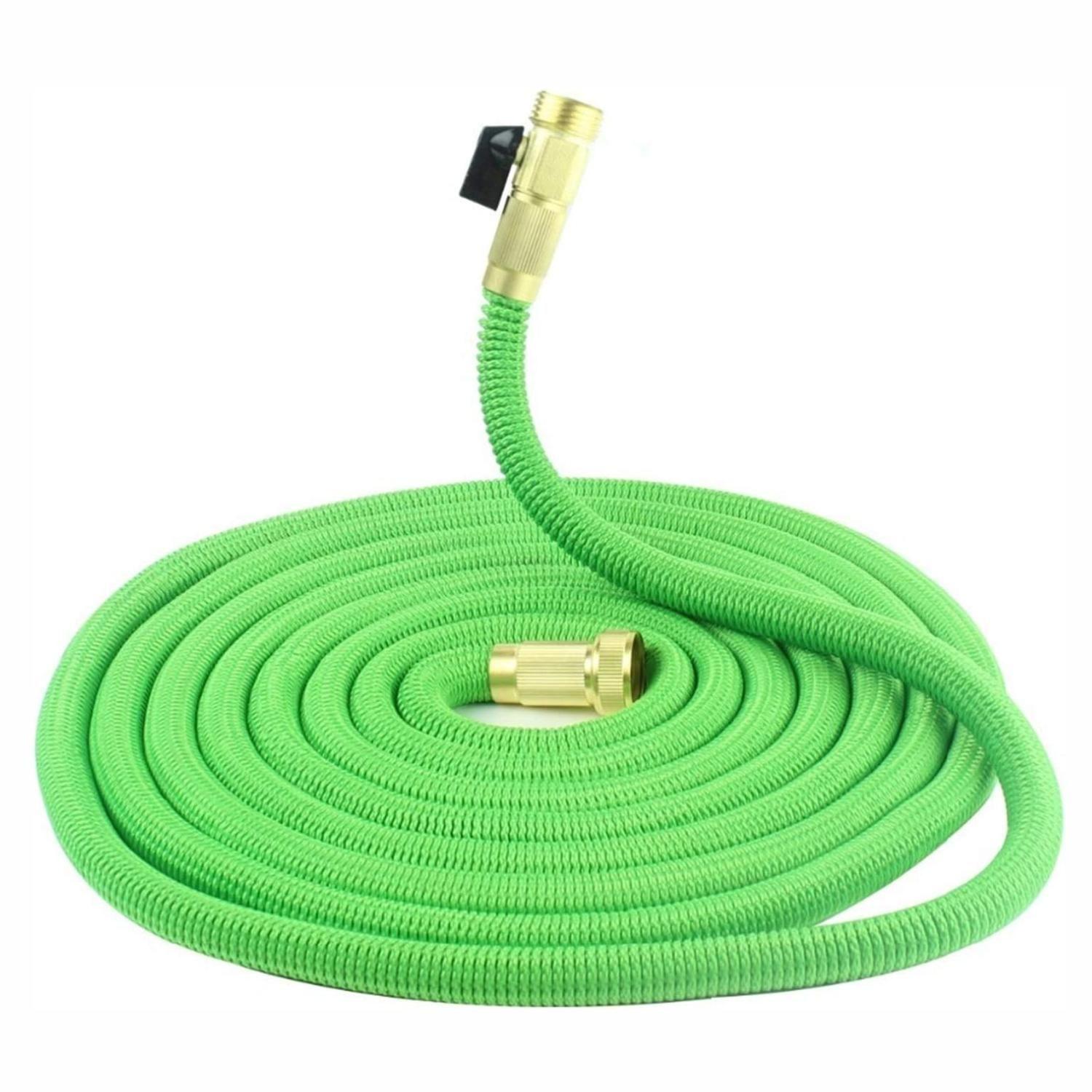 Manguera retráctil expandible jardín 15 mts. Verde-2