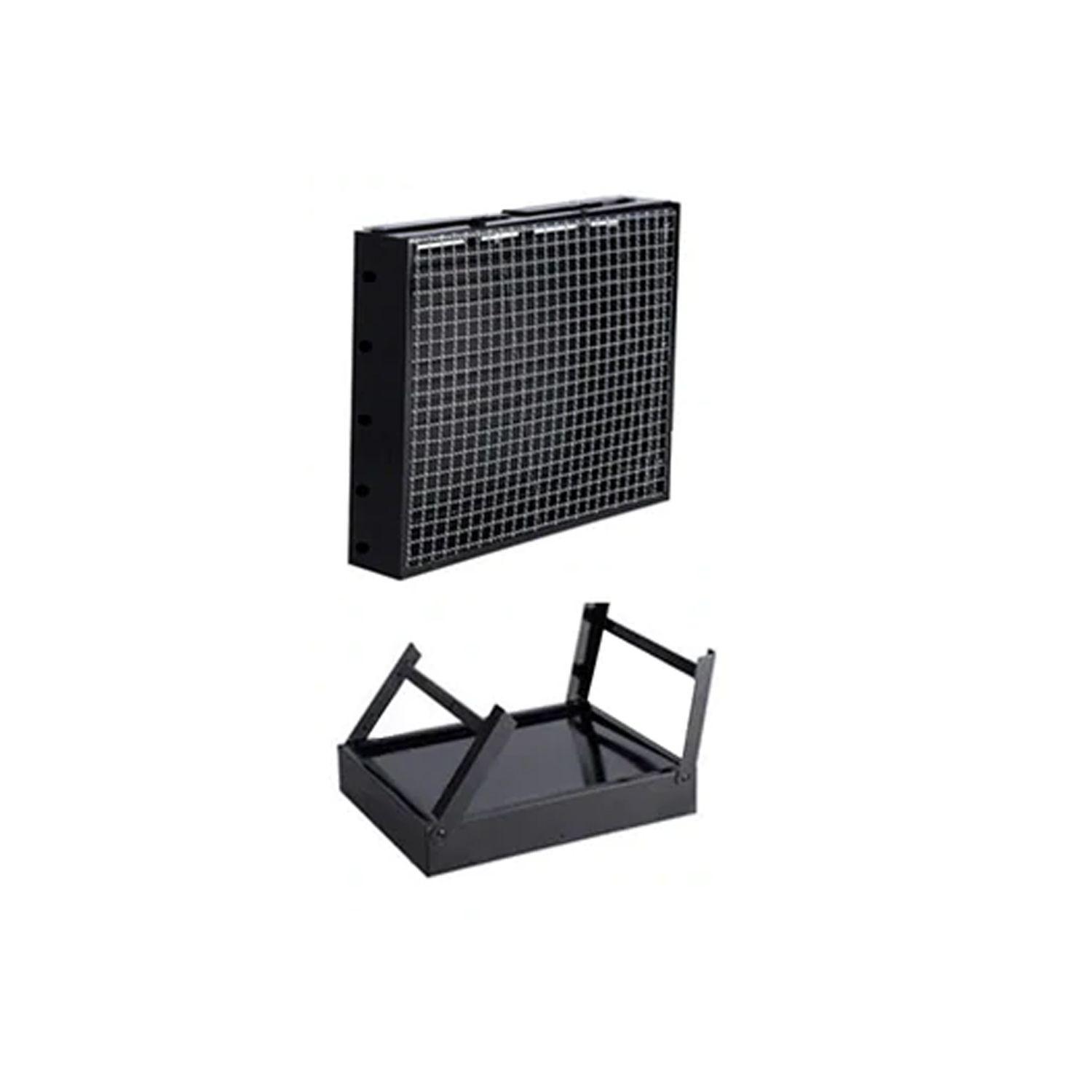 Parrilla plegable y portátil a carbón-1