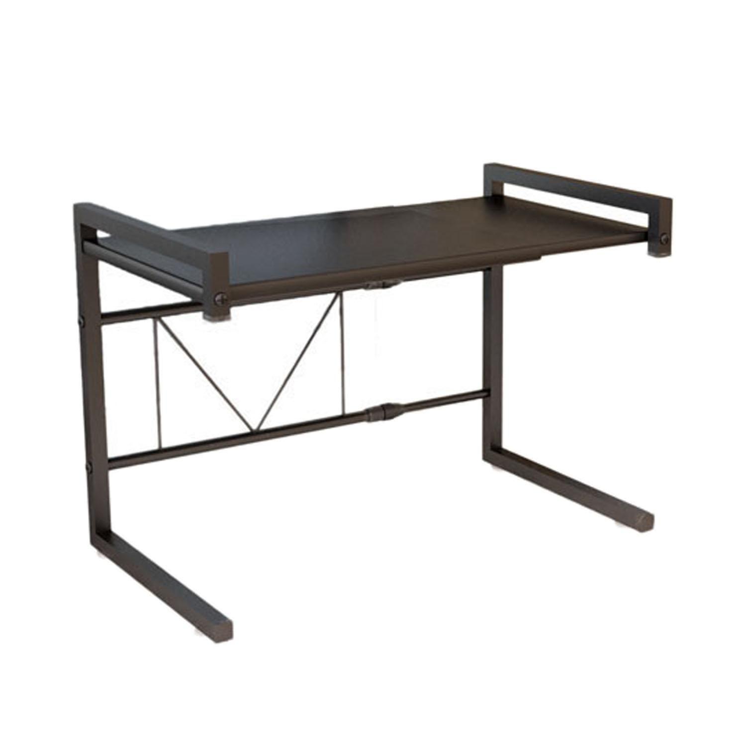 Estante organizador microondas ajustable metal-2