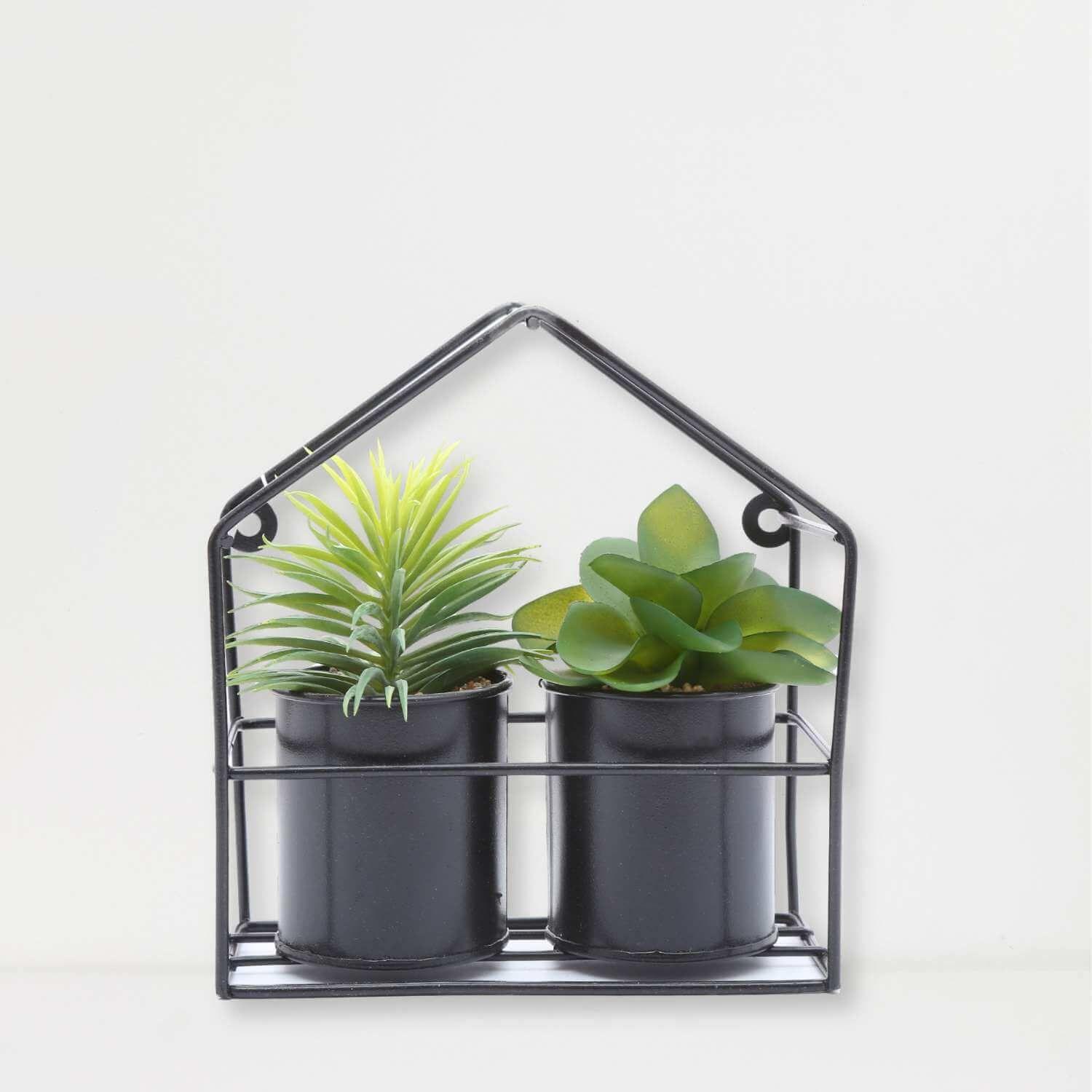 Set 2 suculentas artificiales 18 cm-2