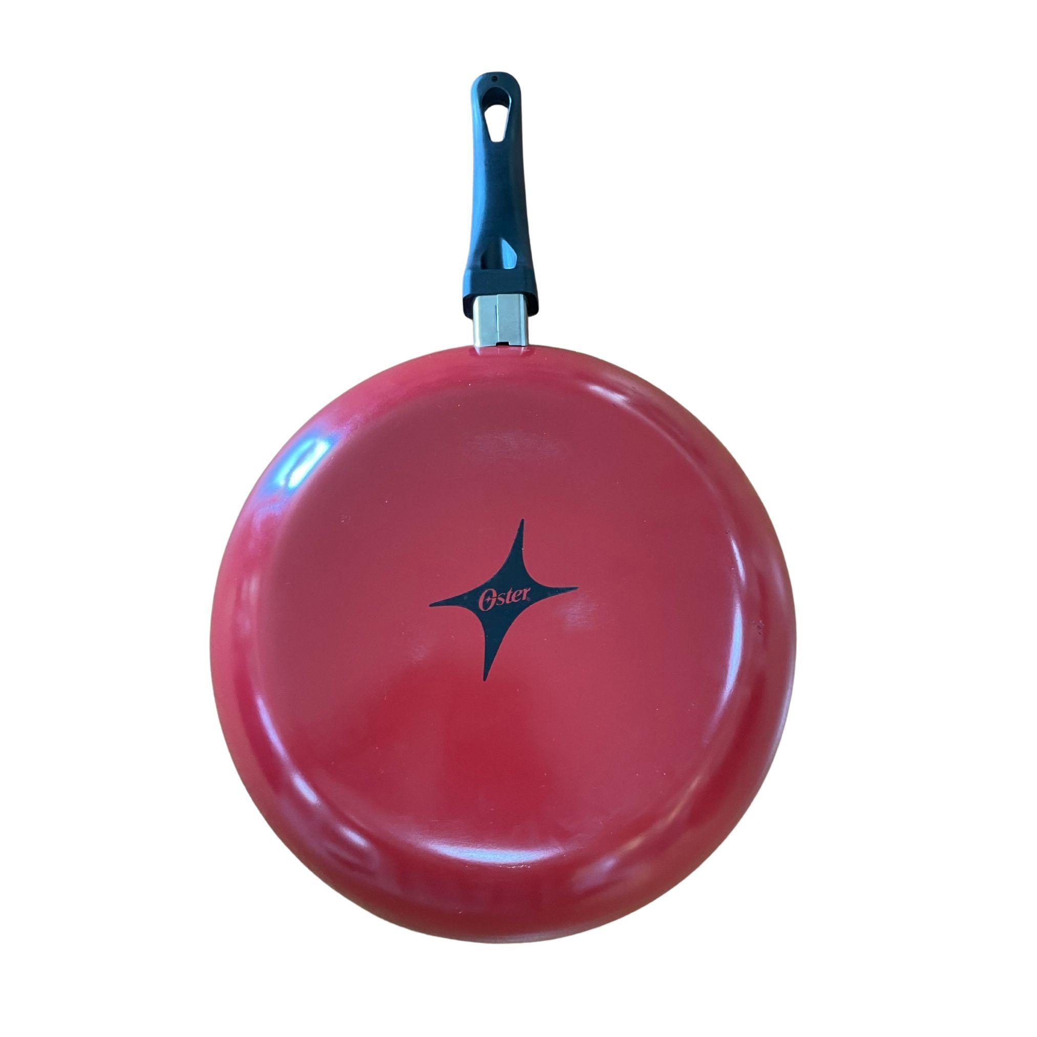 Sartén antiadherente 28 cm rojo Oster-4