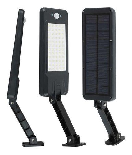 Foco led solar para exteriores con control remoto - negro-9
