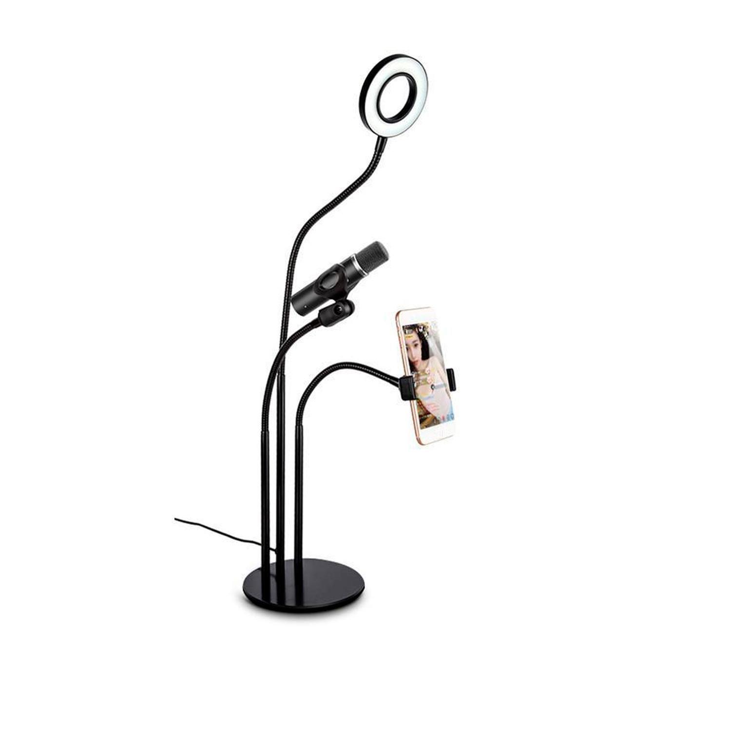 Soporte aro de luz led 3 en 1-2