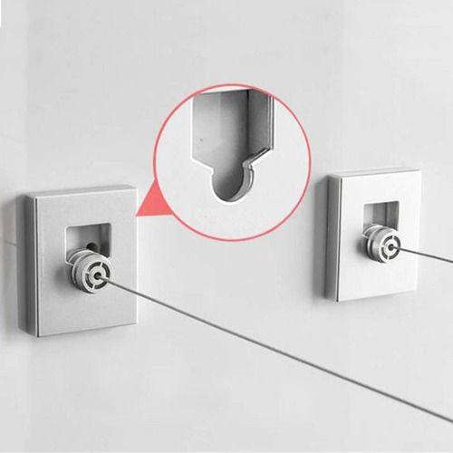 Tendedero retractil doble de 4 metros-3