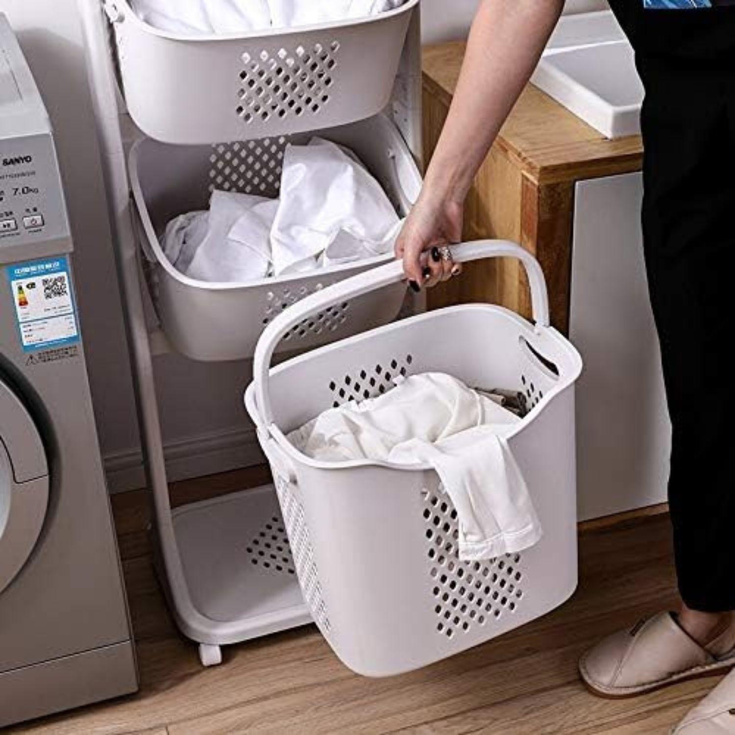 Organizador 3 repisas blanco con ruedas-2