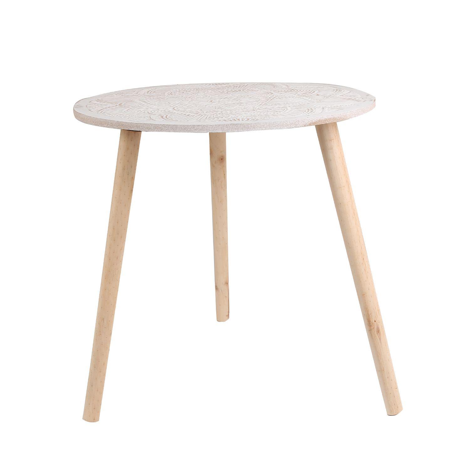 Set mesa de centro 3 niveles arrimo madera-1