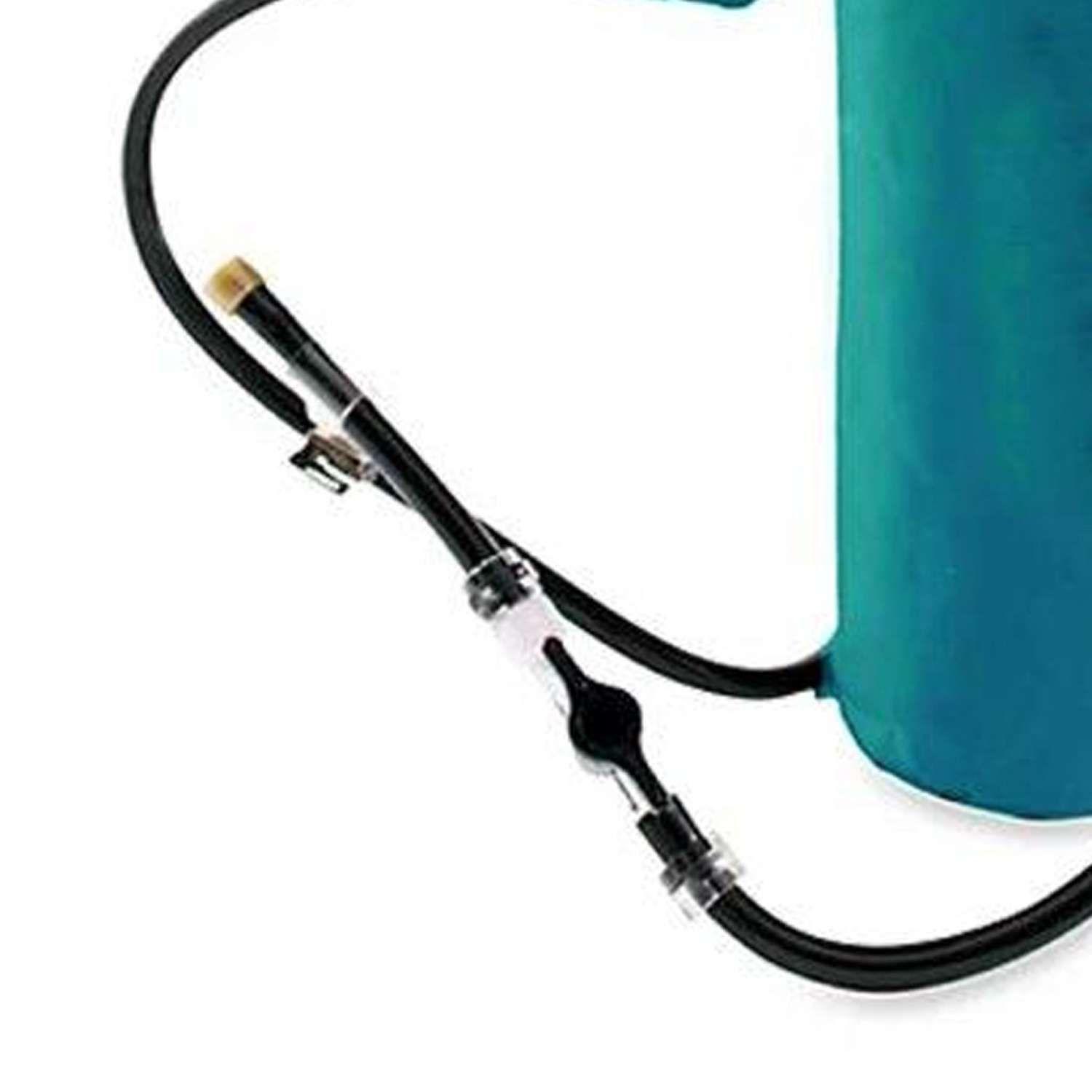 Botella deportiva con pulverizador de agua verde-2