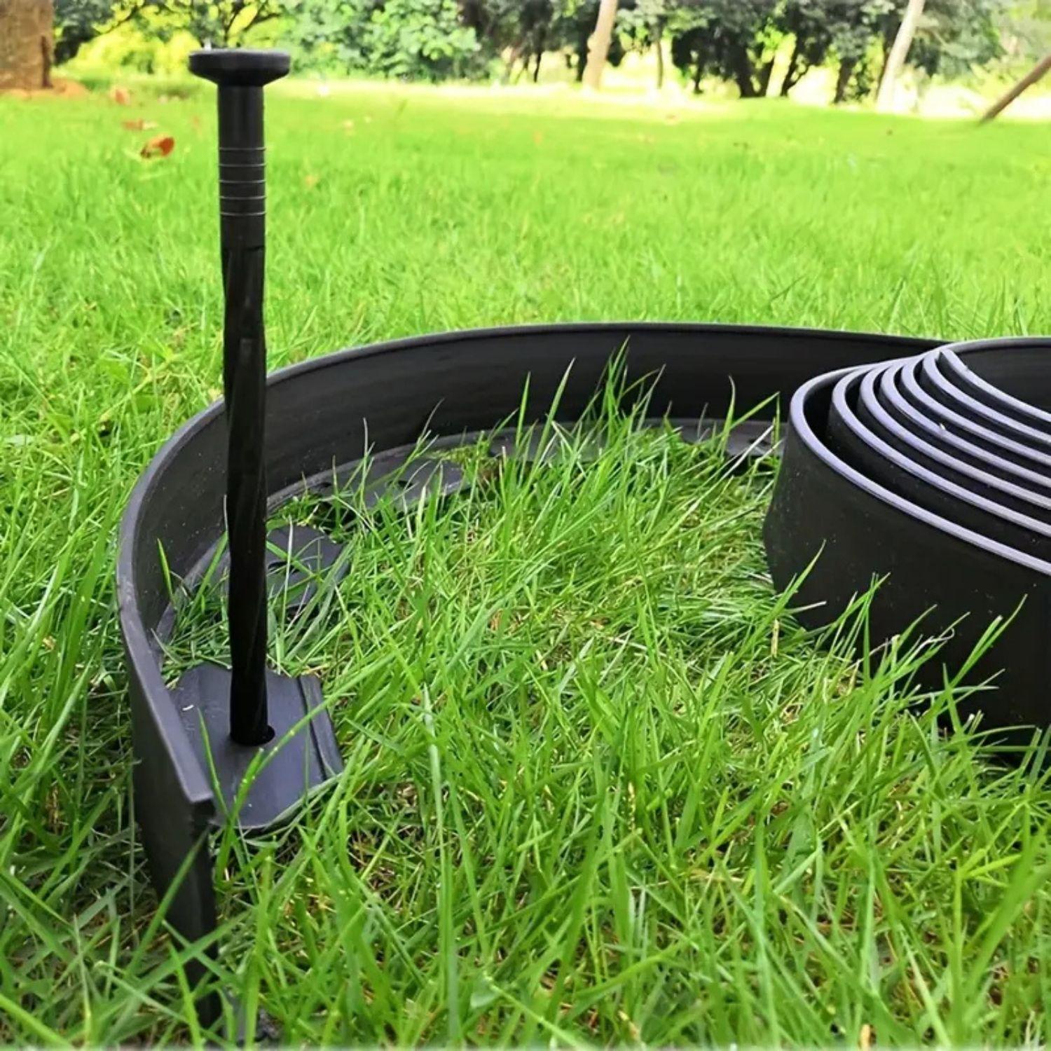 Borde separador de jardín plástico 5 m-2