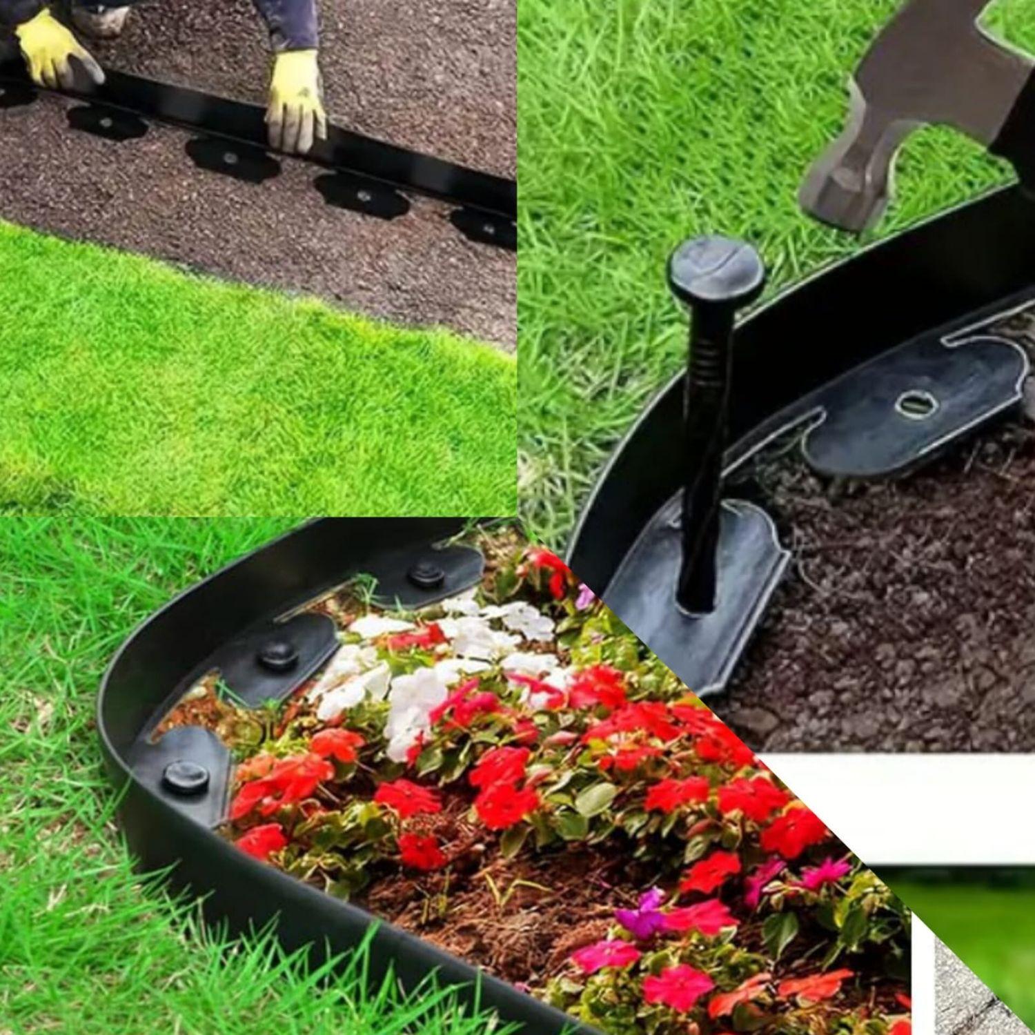 Borde separador de jardín plástico 5 m-5