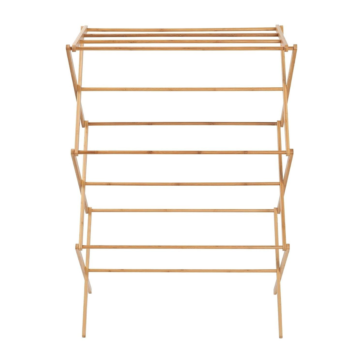 Tendedero Plegable Bambú 105 cm-1