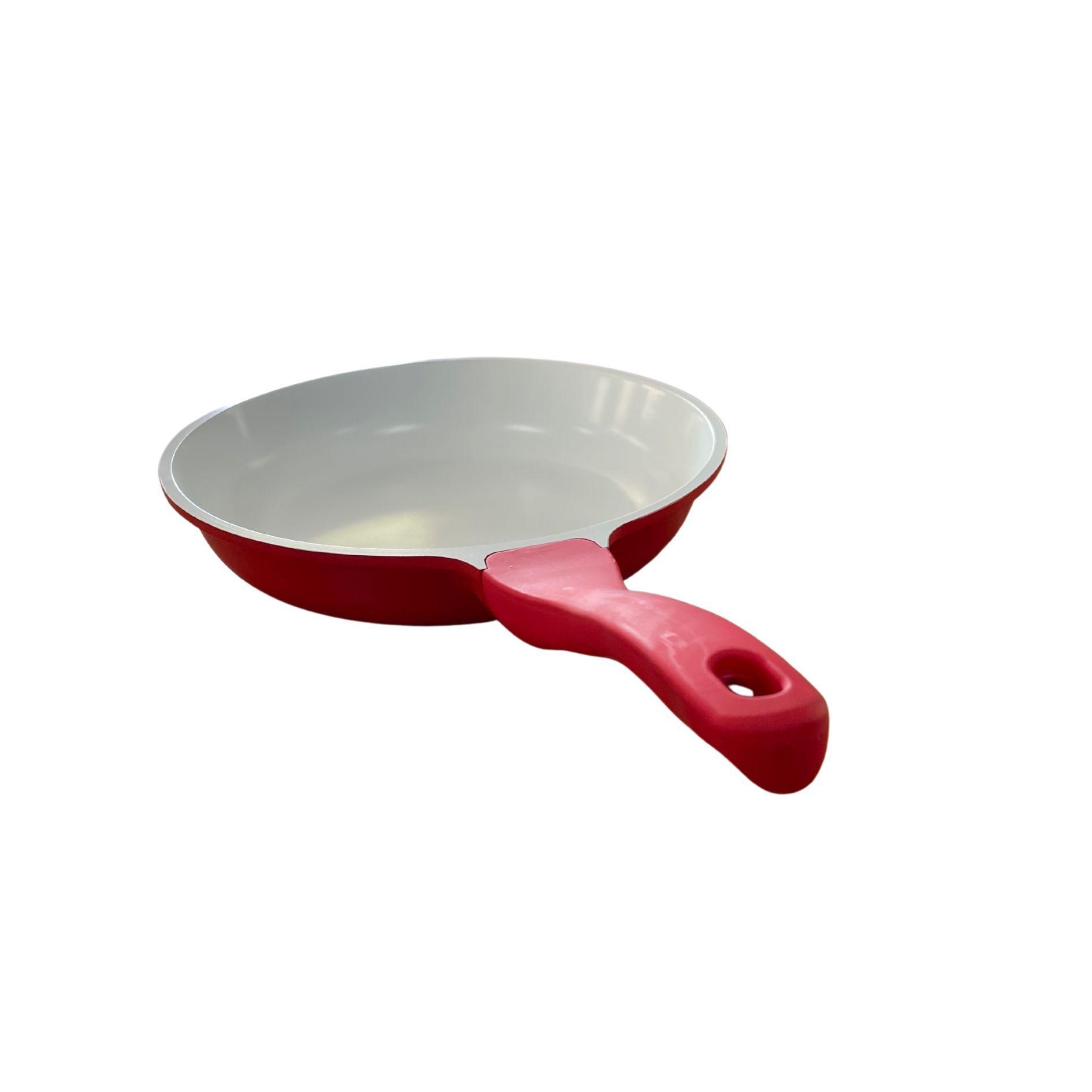 Sartén antiadherente cerámica 28 cm rojo Oster-2