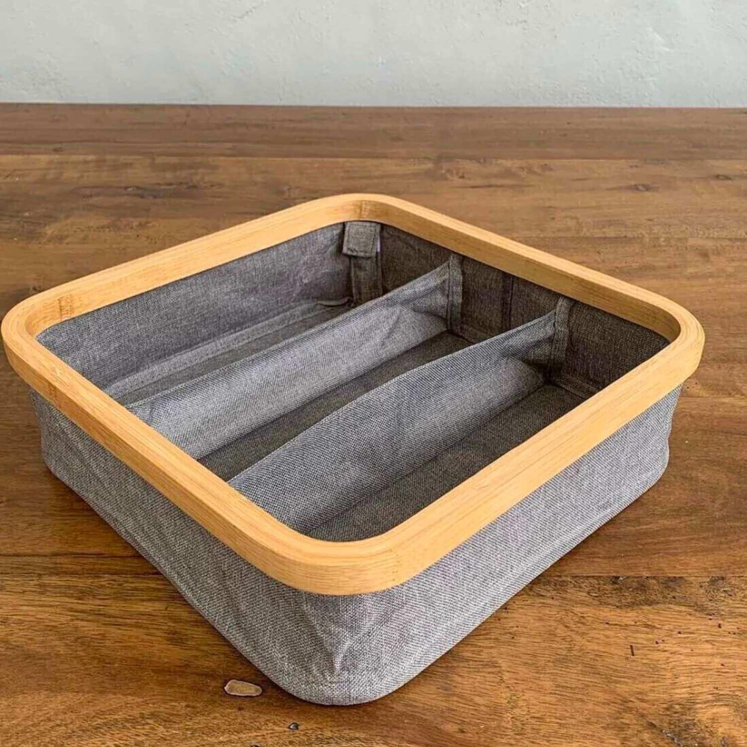 Organizador de clóset de 3 divisiones de tela-2