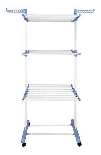 Tendedero plegable 3 niveles con ruedas-6