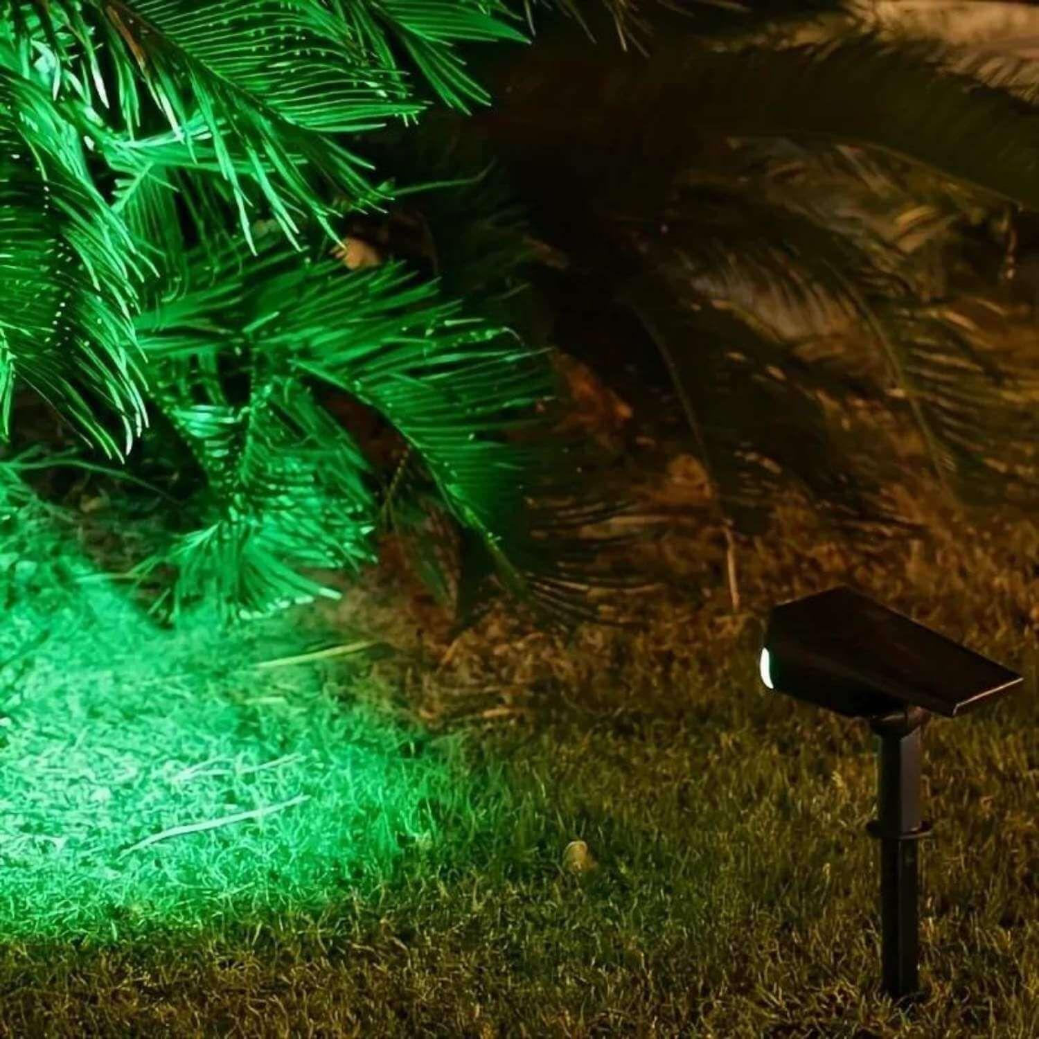 Foco led solar para jardín luz colores-2