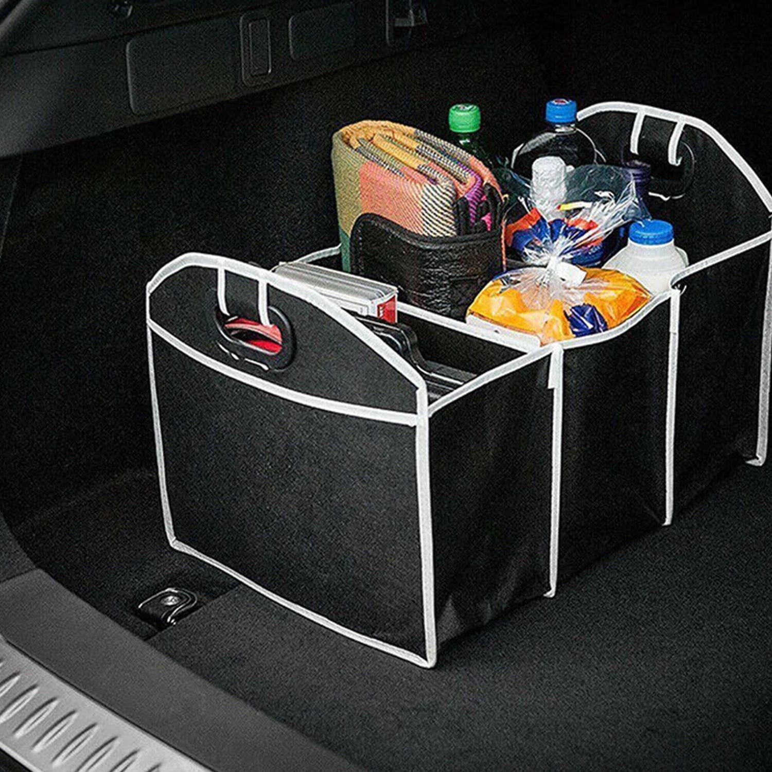 Bolso organizador de auto desplegable color negro-2