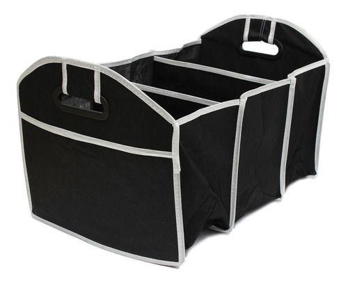 Bolso organizador de auto desplegable color negro-3
