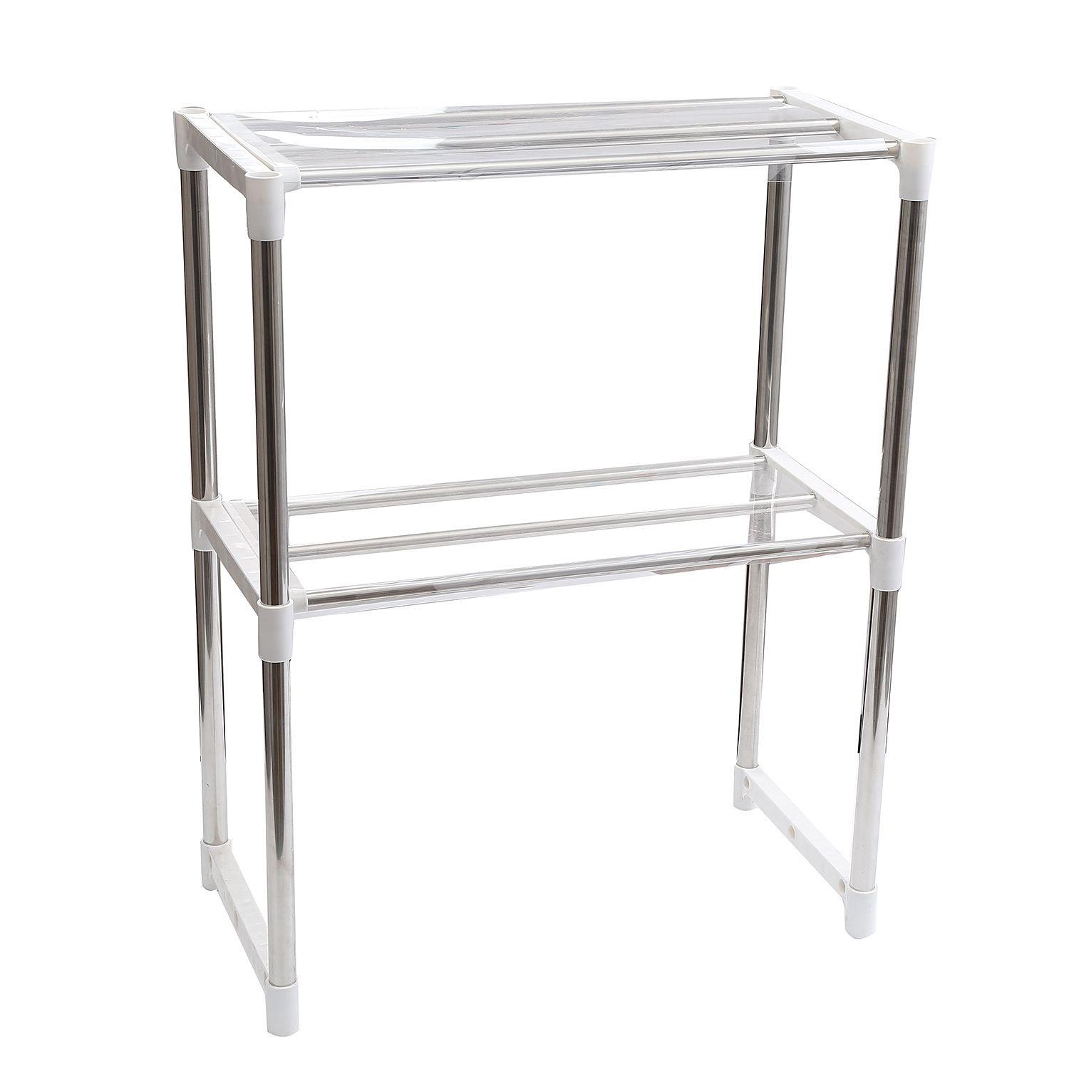 Estante organizador metal para microondas-0