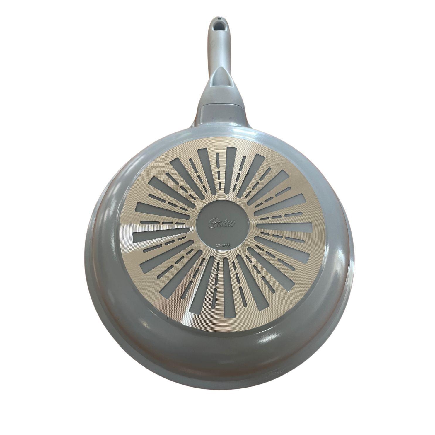 Sartén antiadherente cerámica 24 cm gris Oster-3
