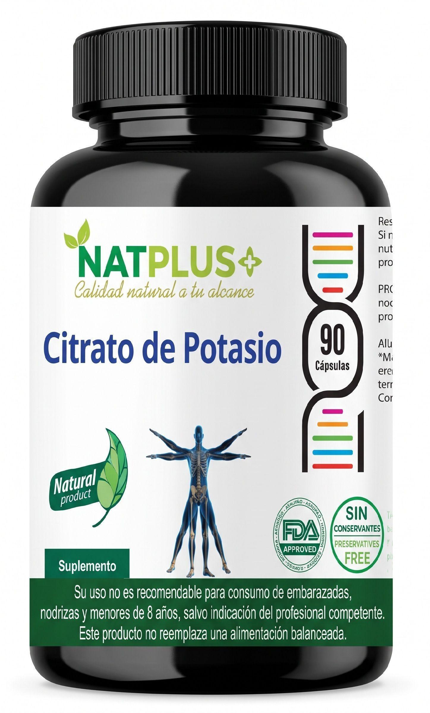 2 Citrato De Magnesio 180 Cap 2 Citrato De Potasio 180 Cap-3