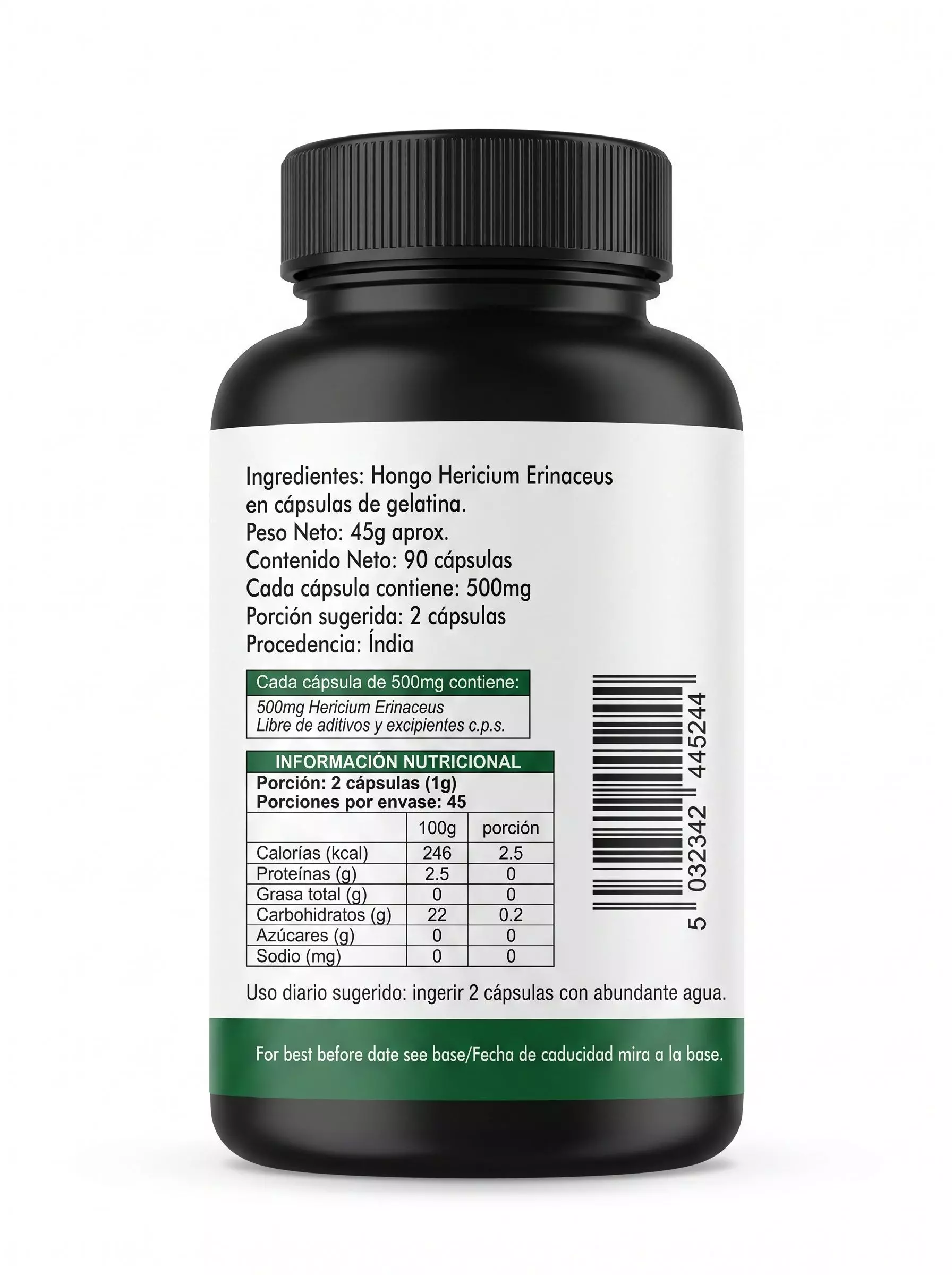 Ashwagandha 180 NATPLUS y Melena de Leon 90 NATPLUS-2