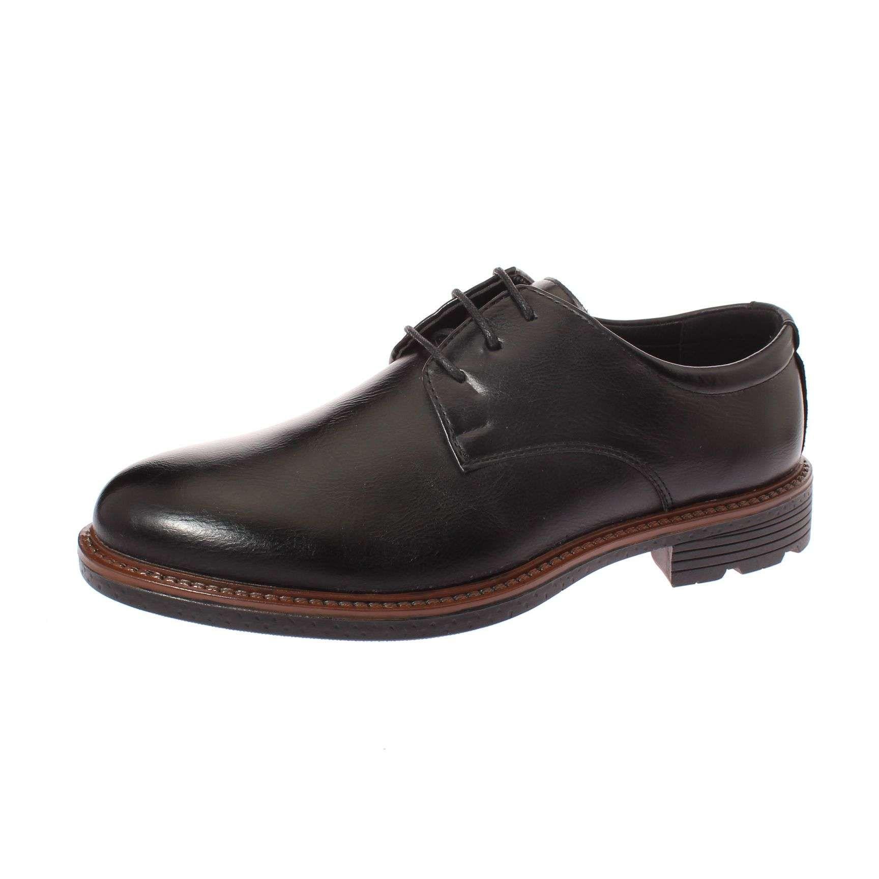 Zapato Negro Vía Franca Hombre Art: 8NPX267BLACK-0