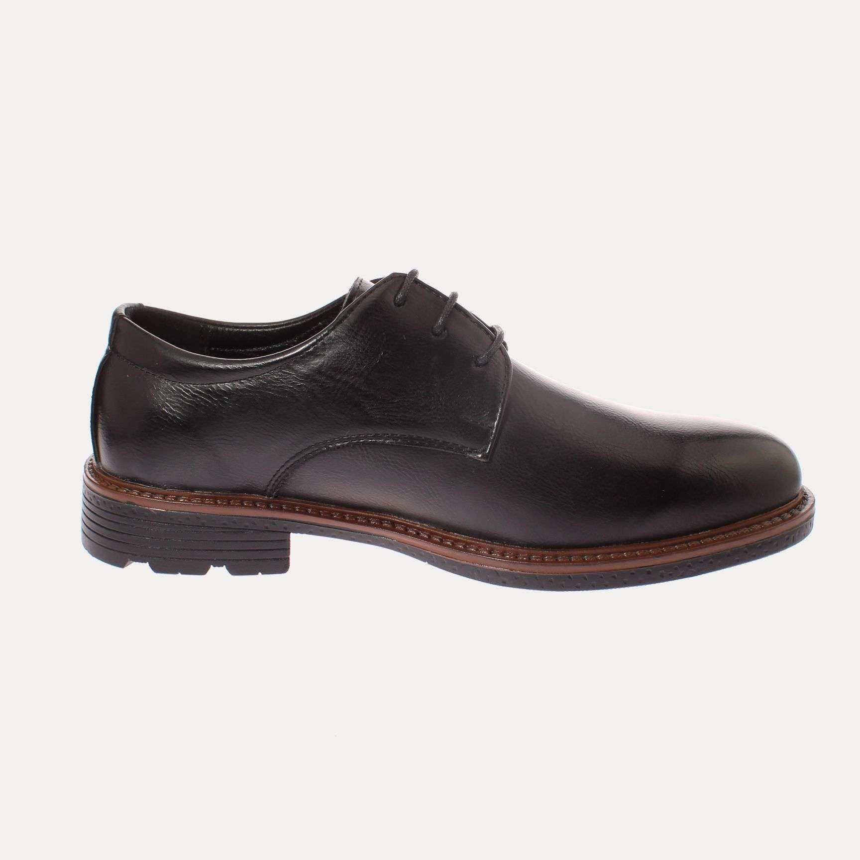 Zapato Negro Vía Franca Hombre Art: 8NPX267BLACK-3