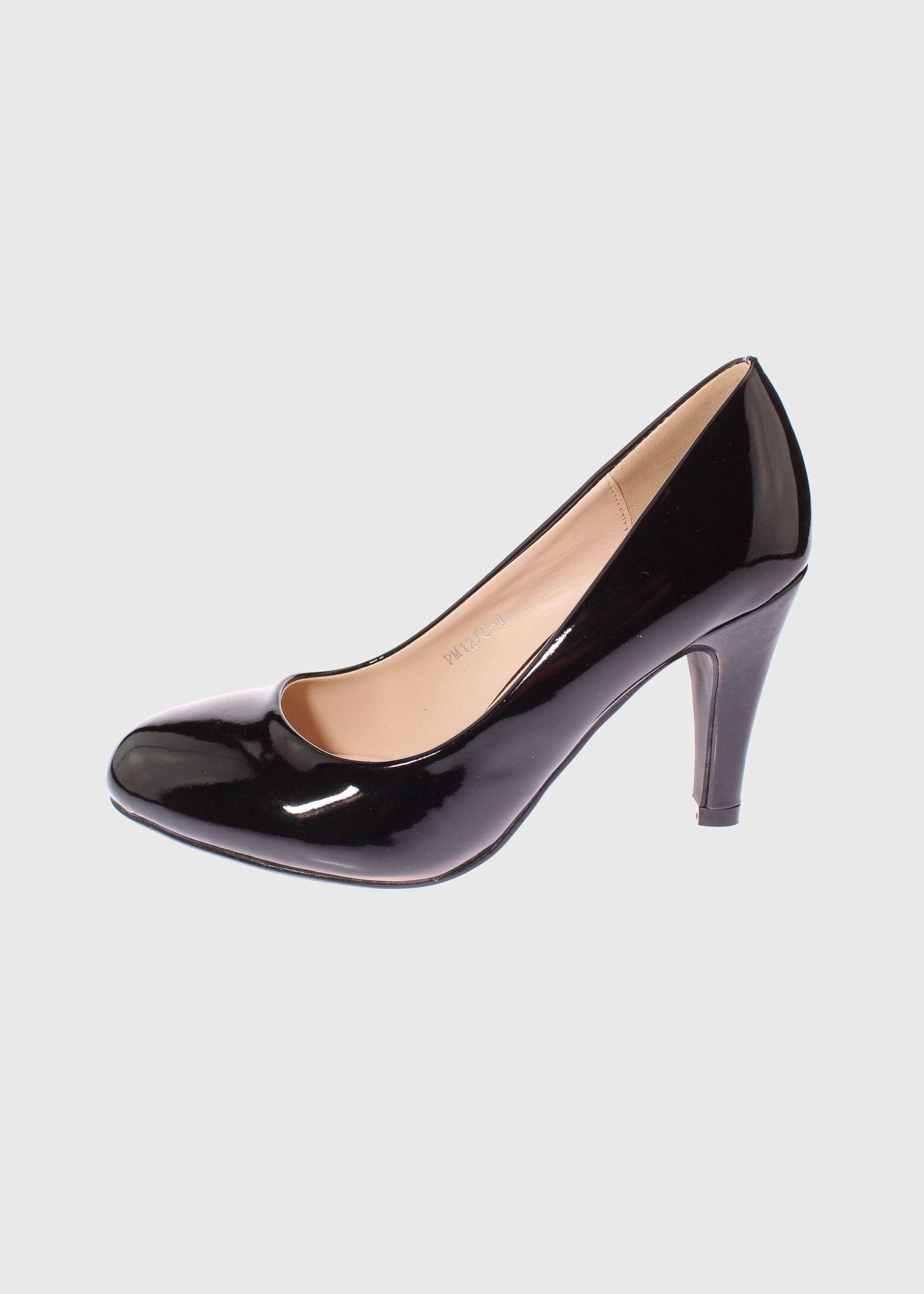 Zapato taco Negro Vía Franca Mujer-1