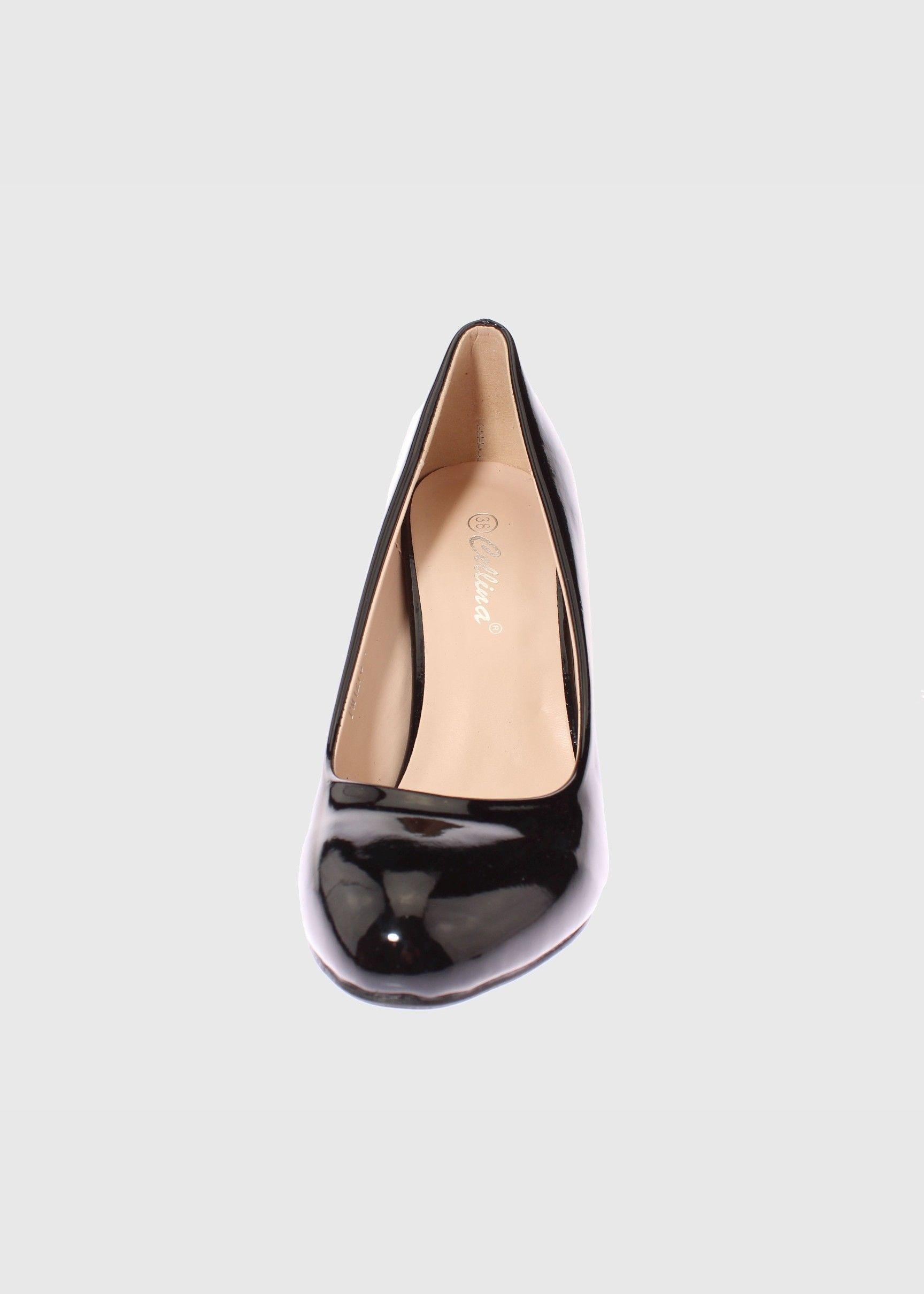 Zapato taco Negro Vía Franca Mujer-2