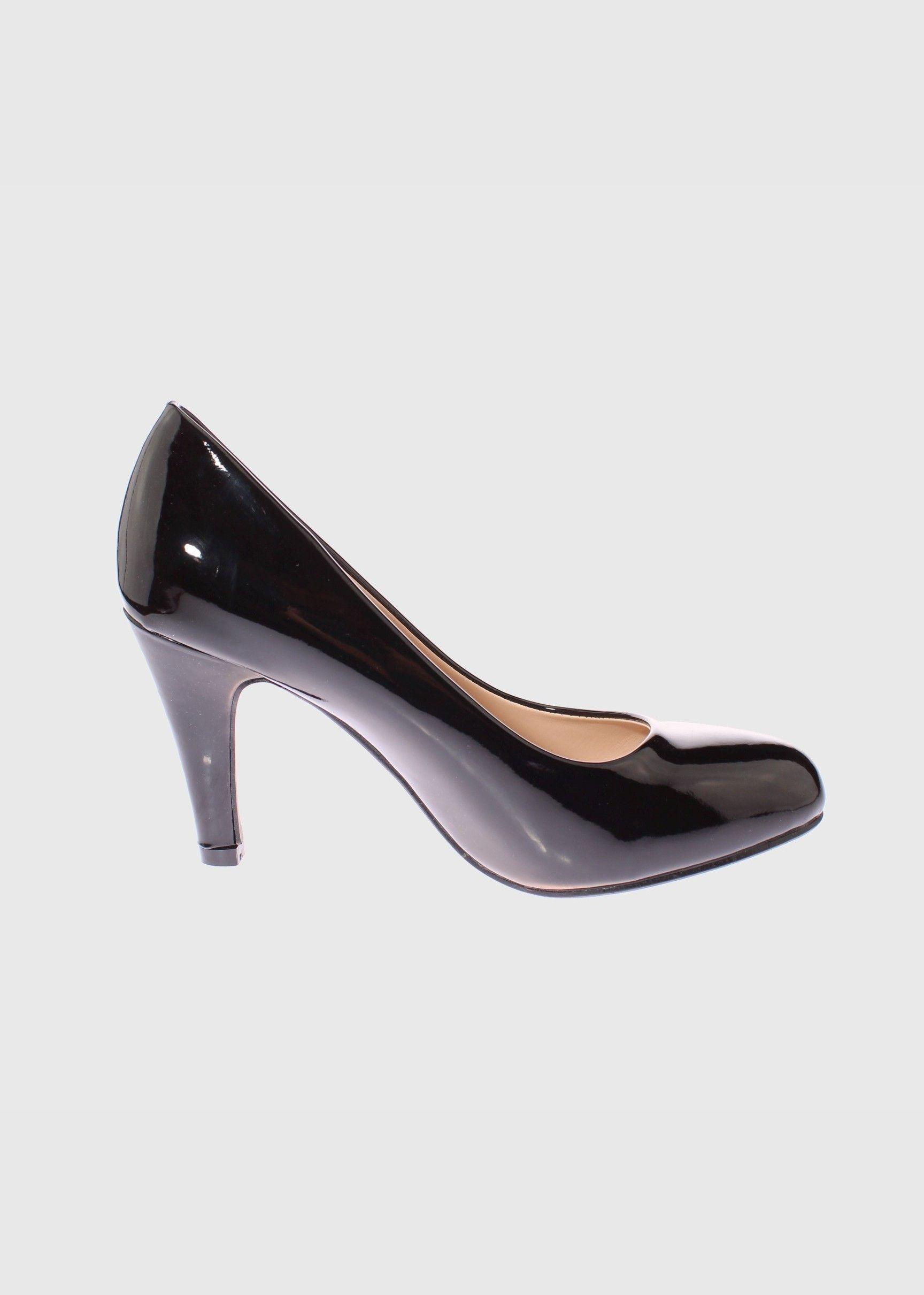 Zapato taco Negro Vía Franca Mujer-3