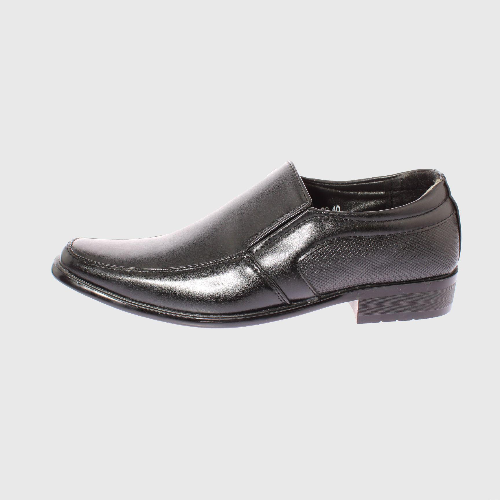 Zapato Negro Vía Franca Hombre-1