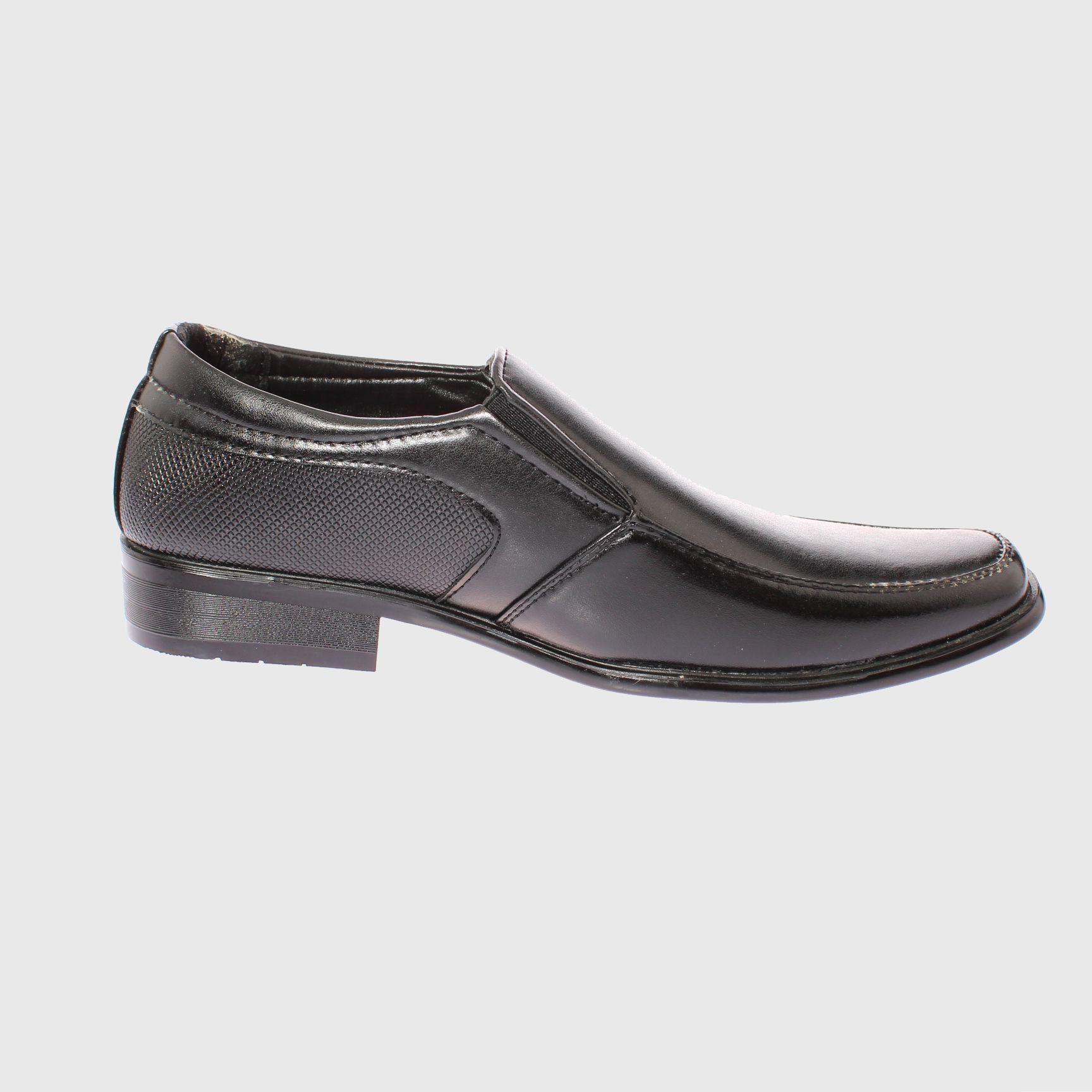Zapato Negro Vía Franca Hombre-3