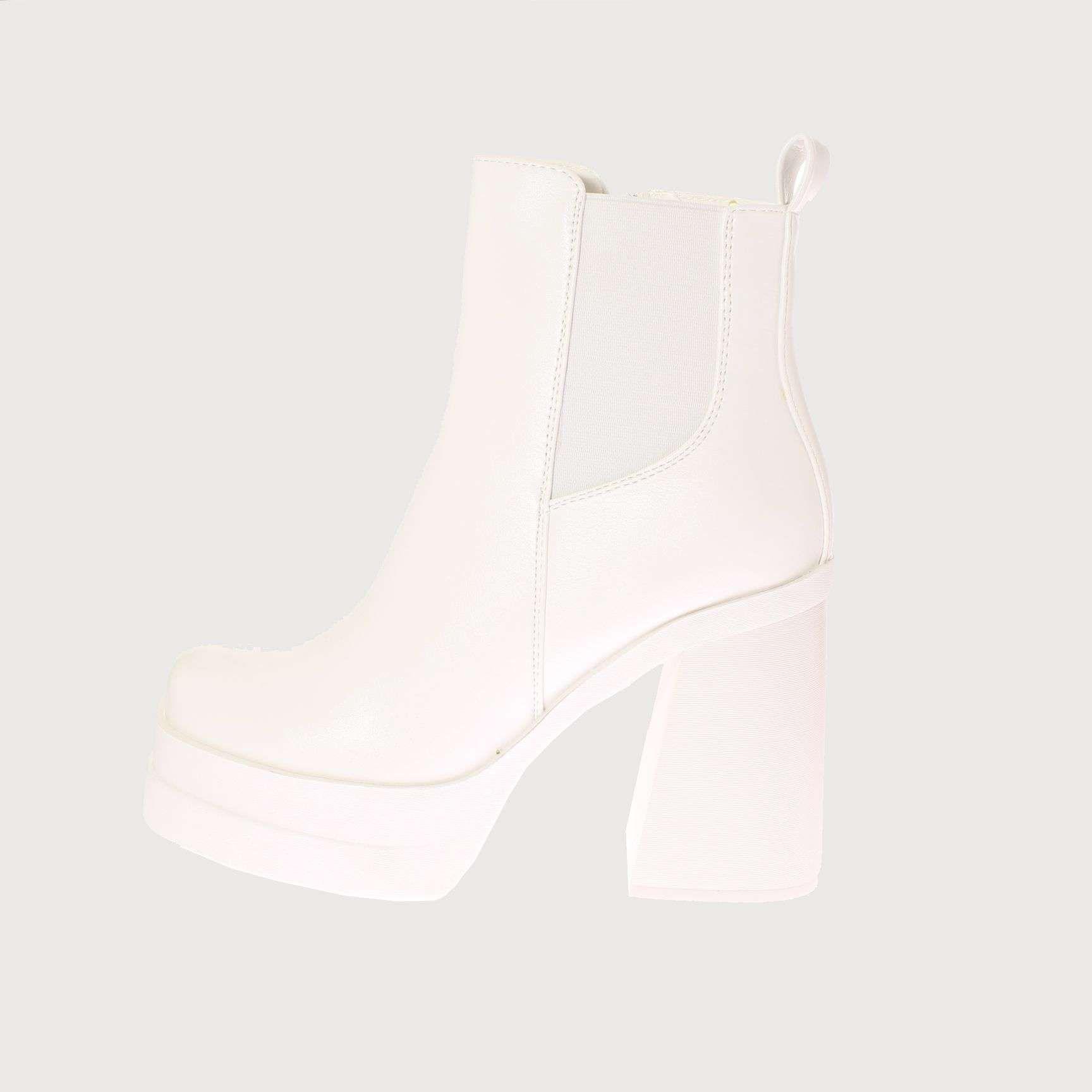 Botín Terraplen Blanco Vía Franca Mujer Art: 5XZN607BWHITE-1