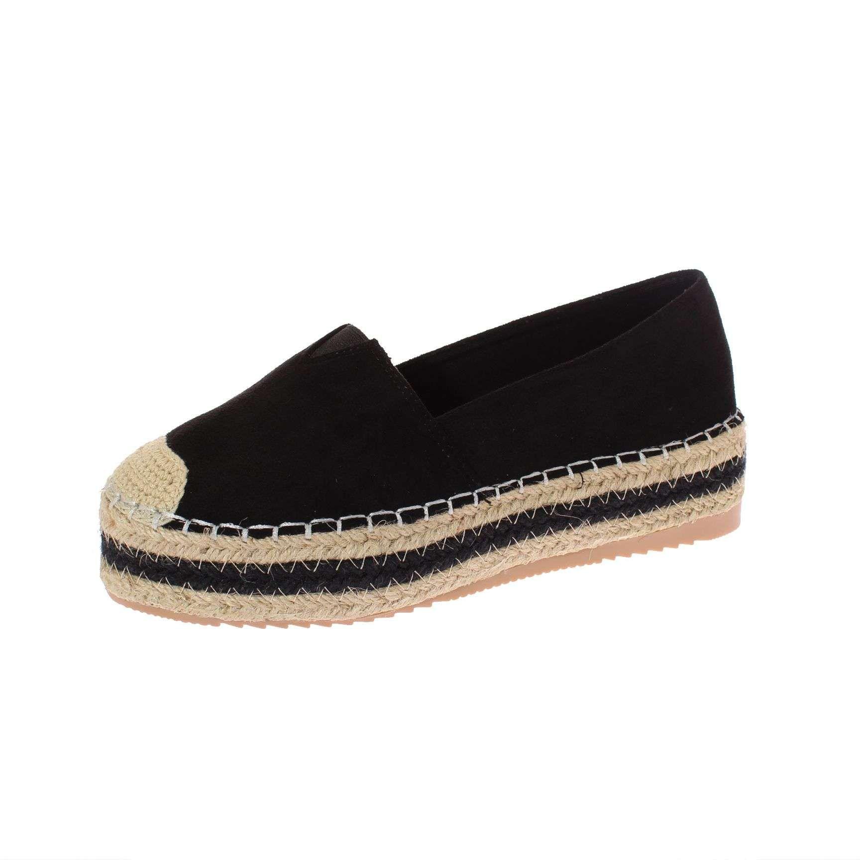 Alpargata Negro Vía Franca Mujer Art: 52111B31280LBLACK-0