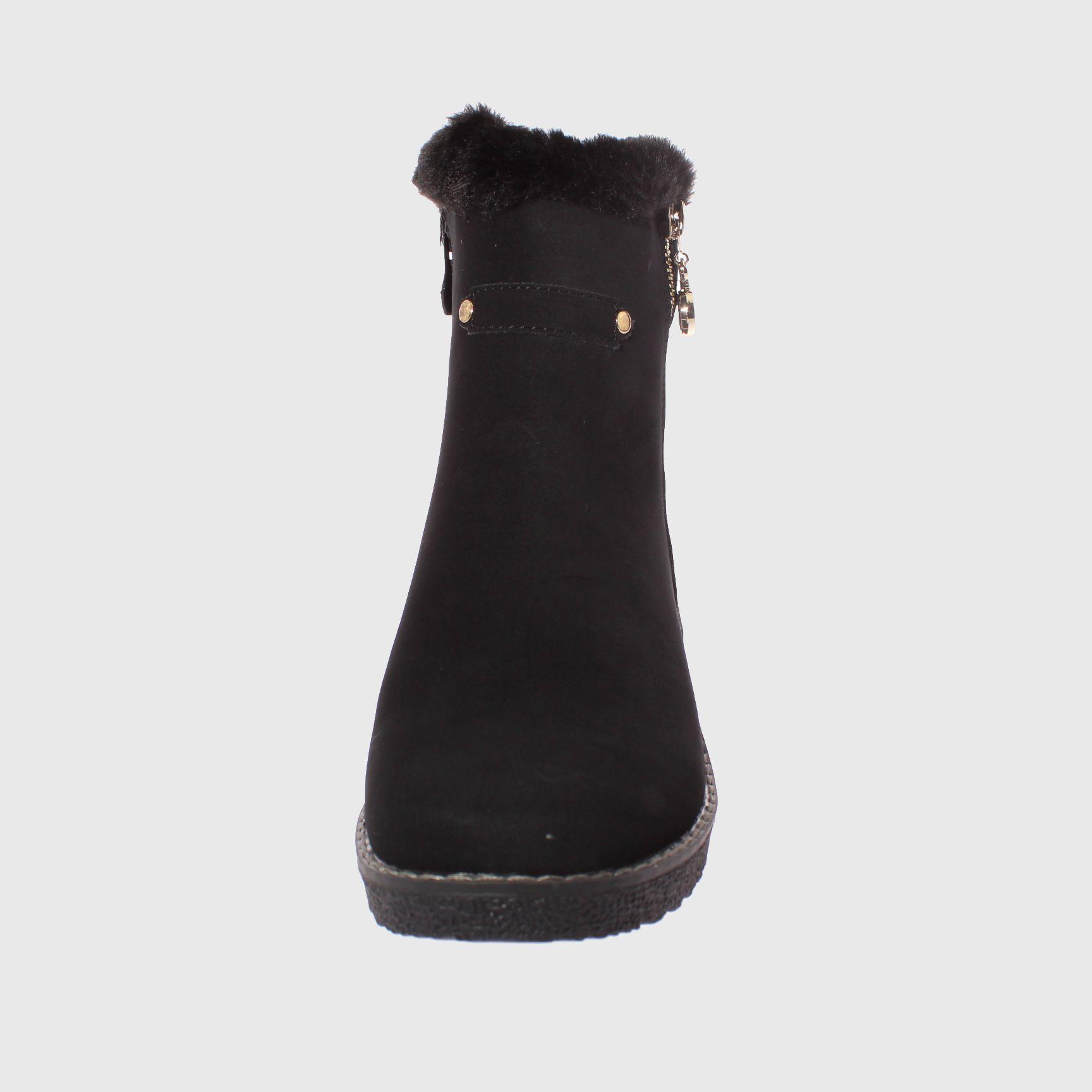 Botin Negro Vía Franca Mujer-2