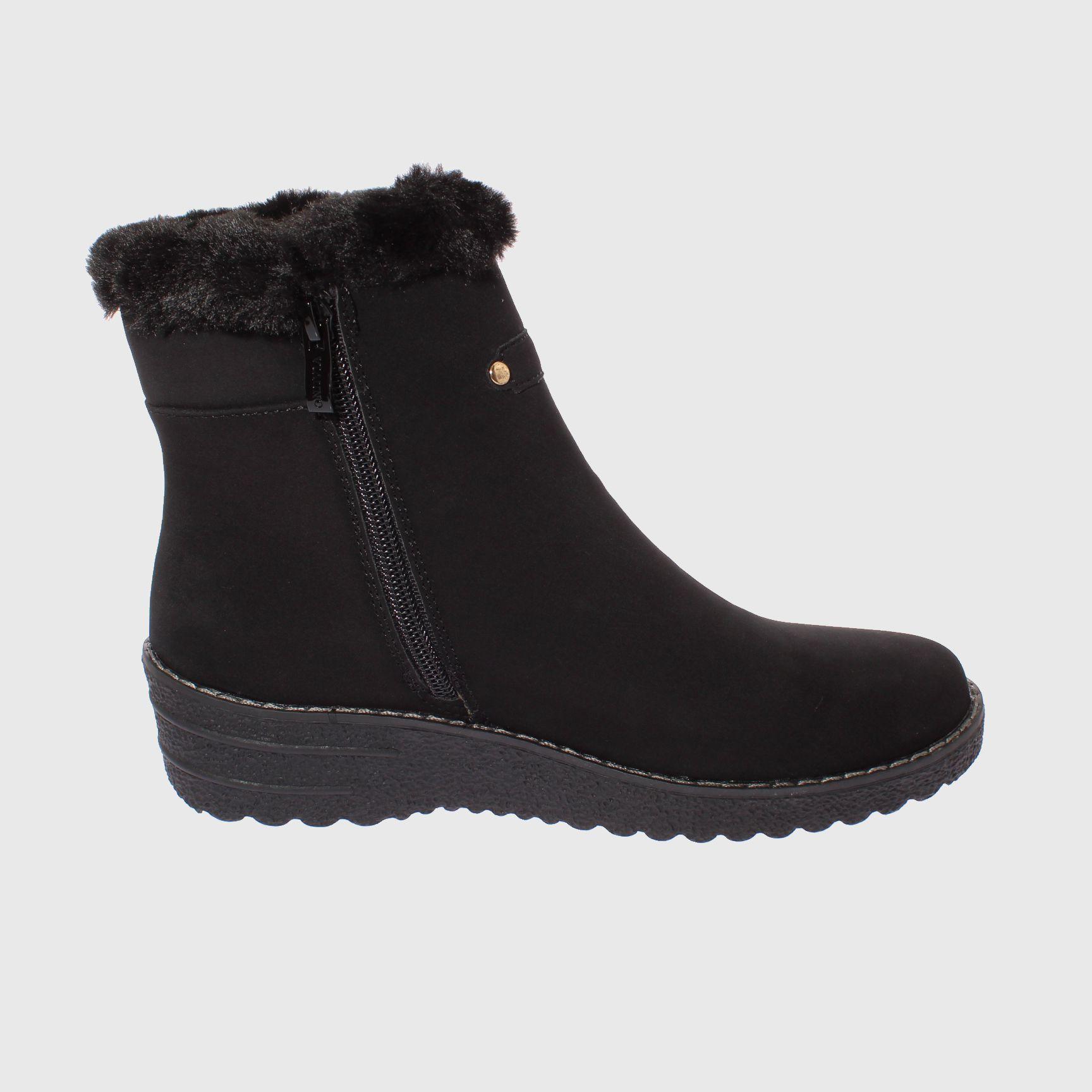 Botin Negro Vía Franca Mujer-3