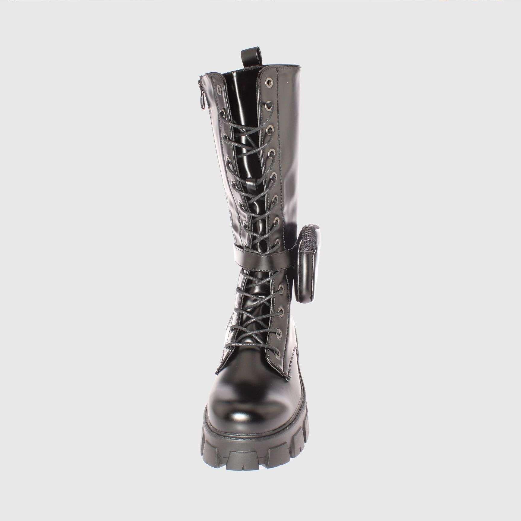 Bota Cordon Negro Vía Franca Mujer-4