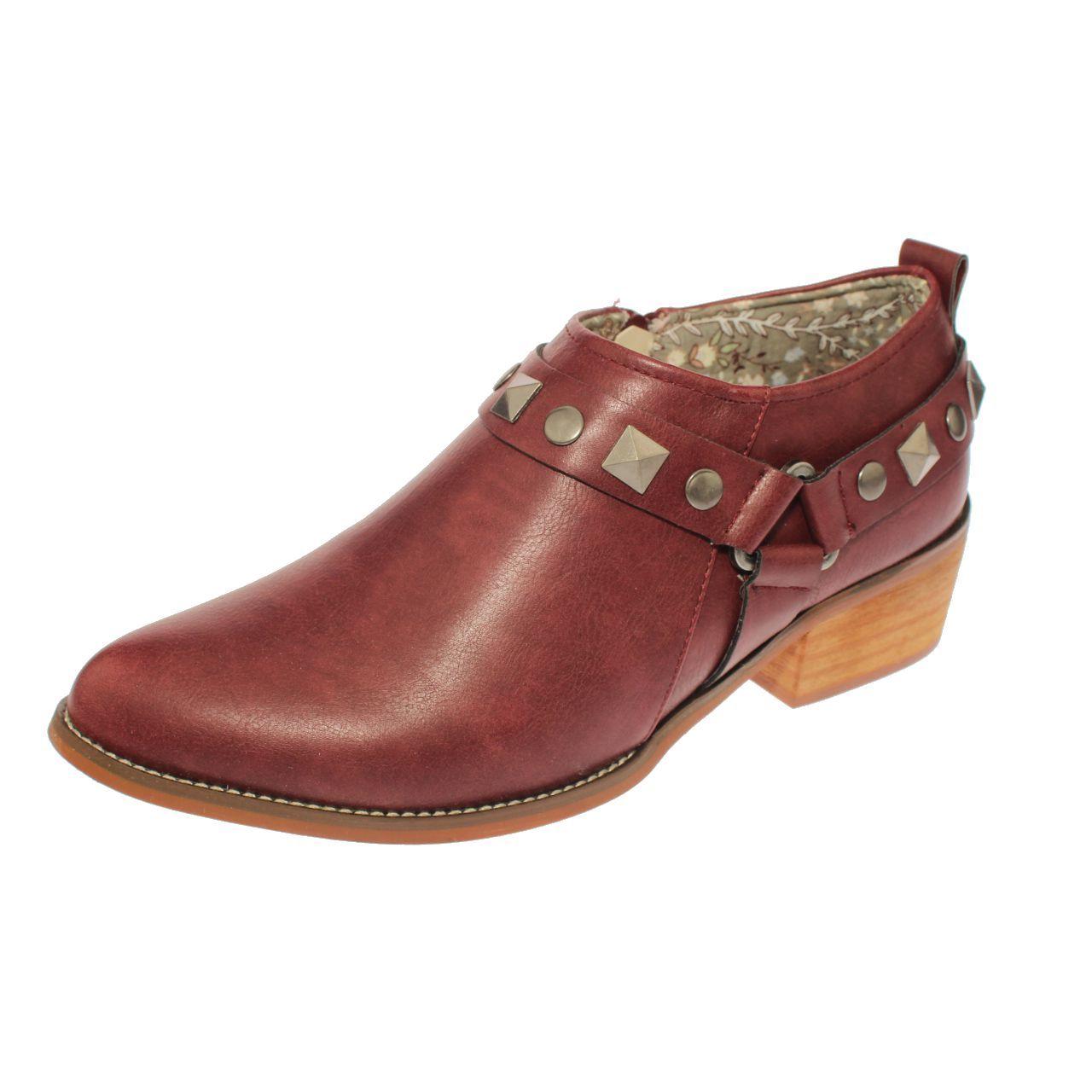 Zapato Burdeo Vía Franca Mujer-0
