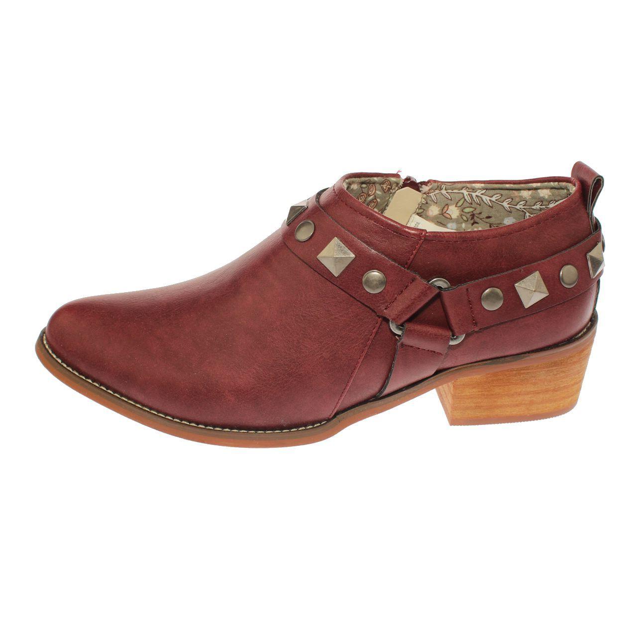 Zapato Burdeo Vía Franca Mujer-2