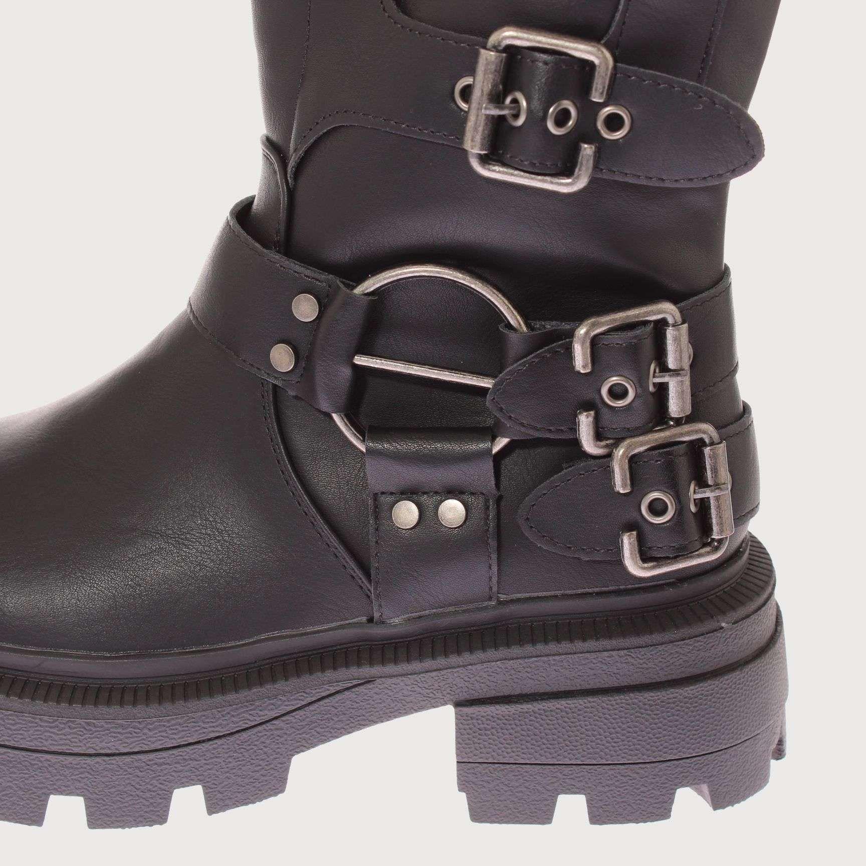 Bota Negro Vía Franca Mujer Art: 5XZN582ABLACK-4