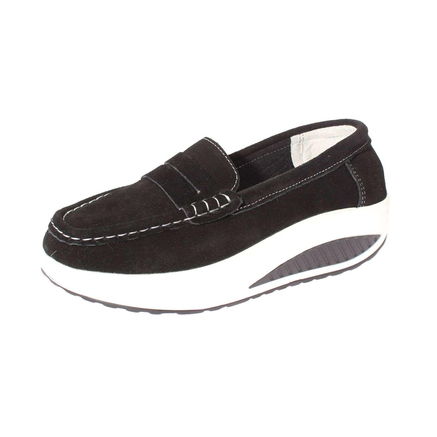 Mocasín confort Negro Vía Franca Mujer Art: 52110B31153BLACK-0