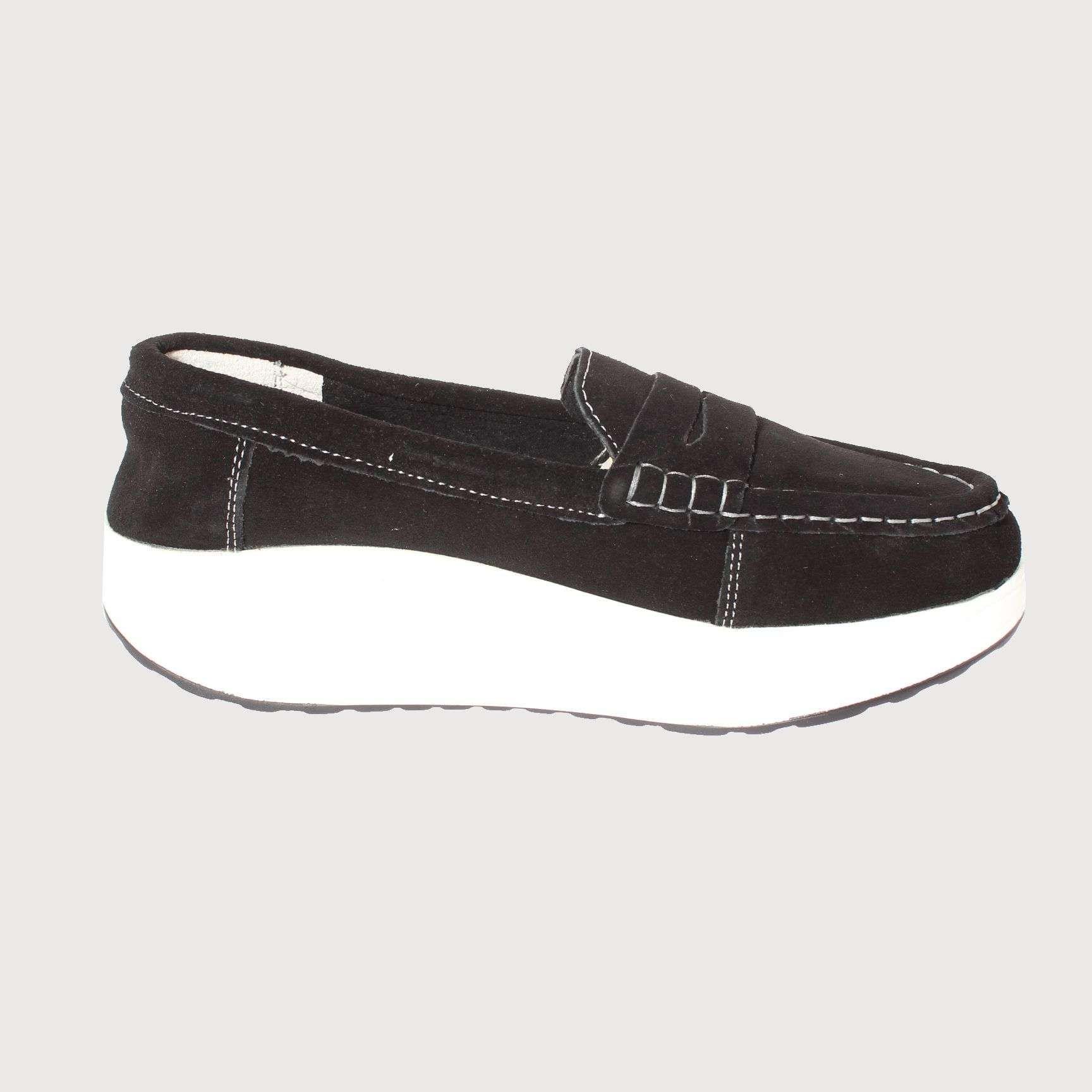 Mocasín confort Negro Vía Franca Mujer Art: 52110B31153BLACK-3